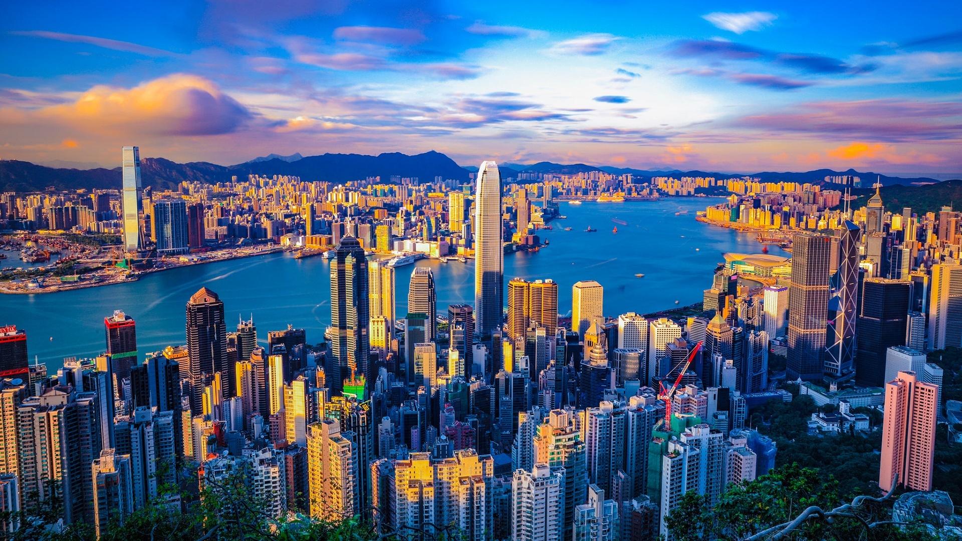 Wallpaper of City, Hong Kong, Chine background & HD image