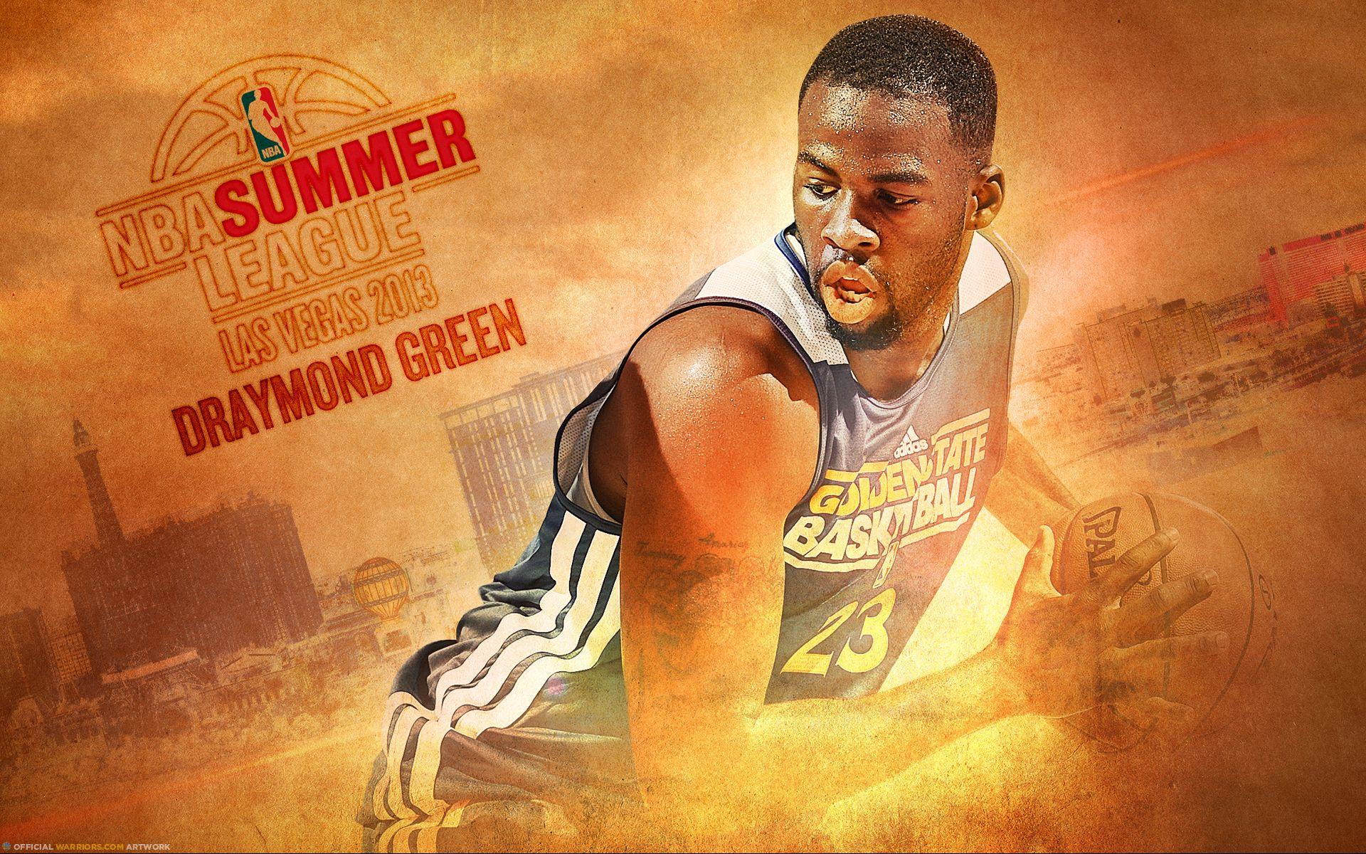 NBA Summer League: Draymond Green. Warriors Artwork. Draymond