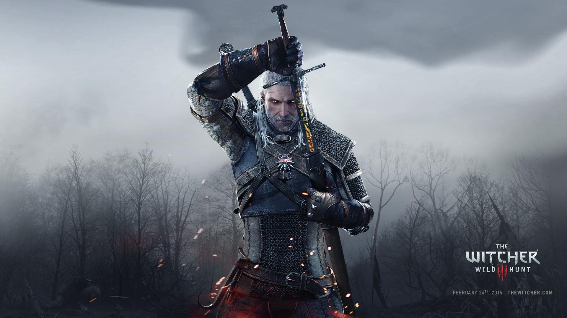 Wallpapers the witcher 3 geralt armor poster 1920x1080