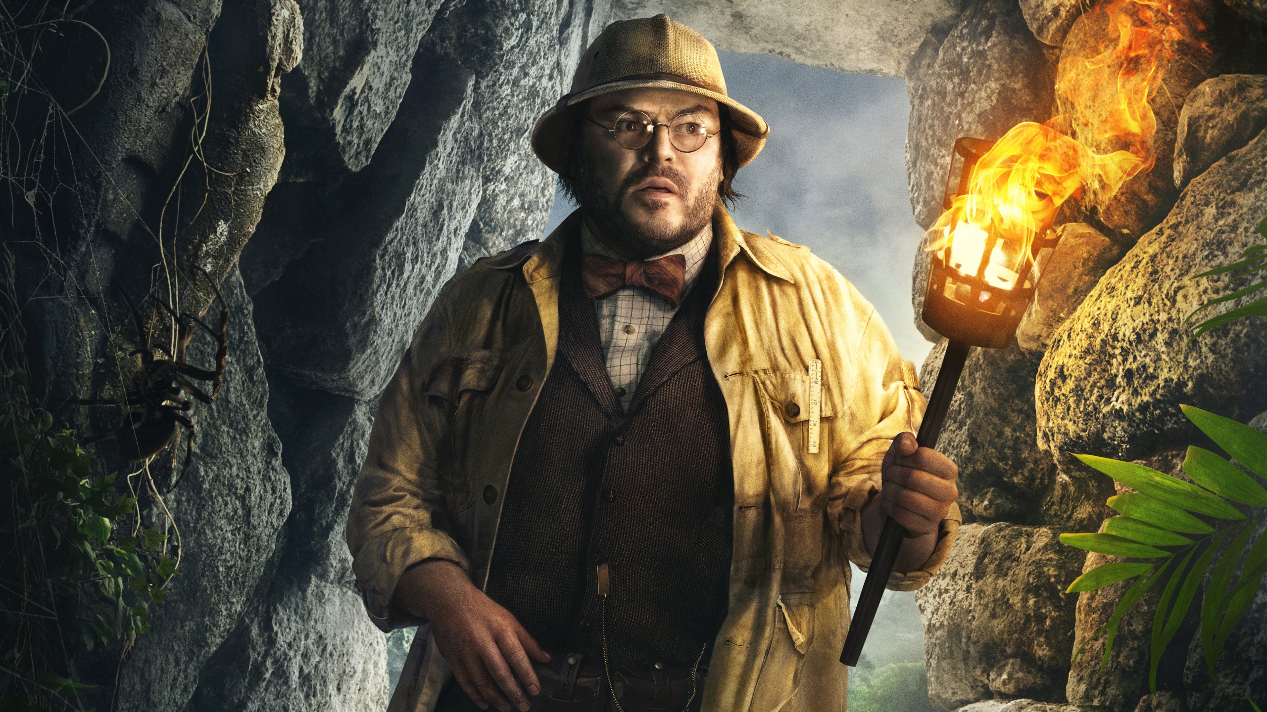 Wallpaper Jack Black, Jumanji: Welcome to the Jungle, 4K, Movies