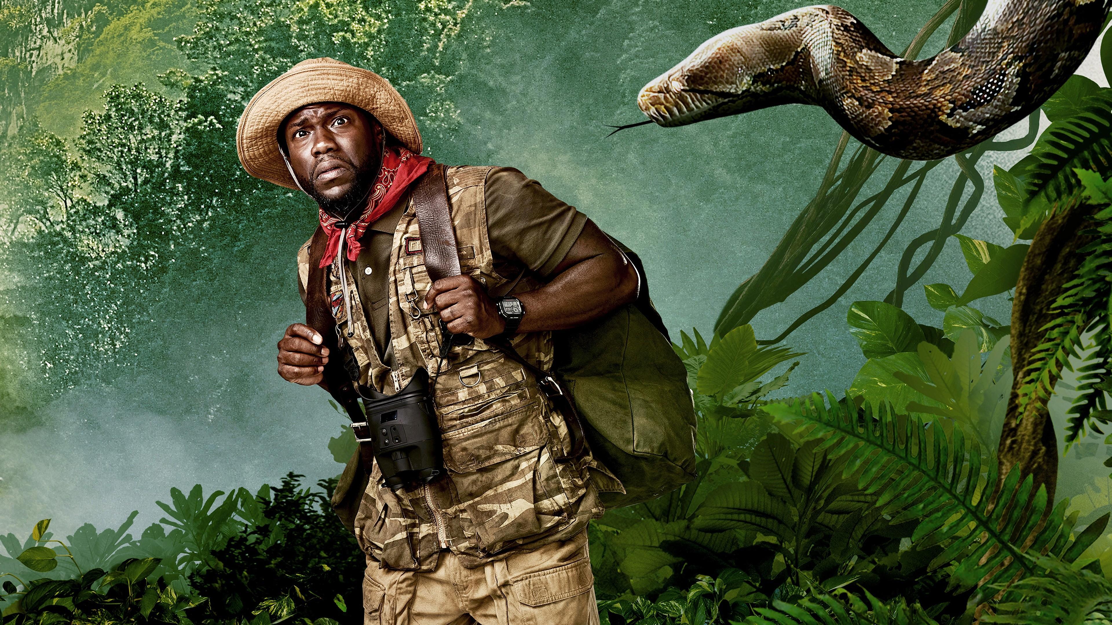 Wallpaper Jumanji: Welcome to the Jungle, Kevin Hart, 4k, Movies