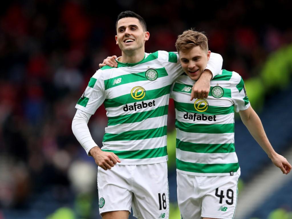 Kieran Tierney: James Forrest could 100 percent win player of the year