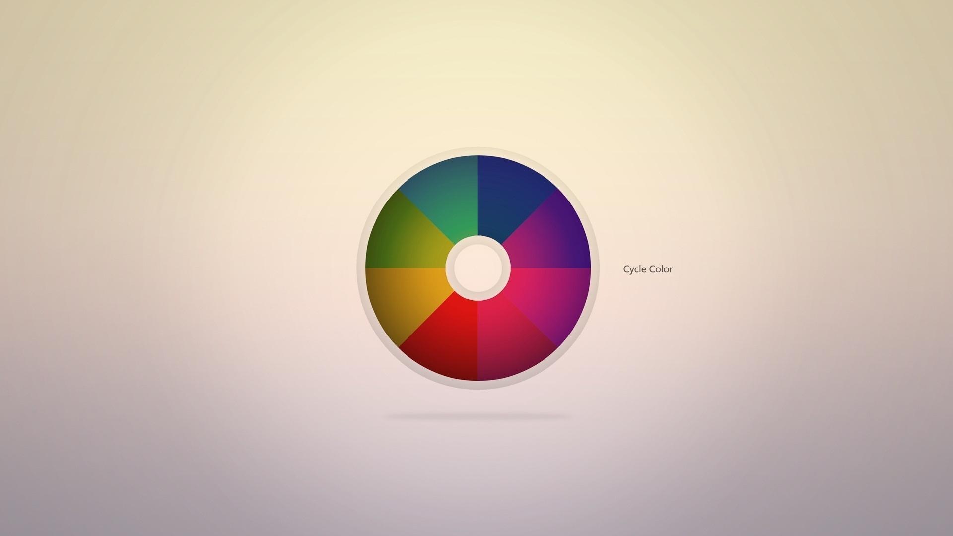 Paint, Range, The Color Wheel, Minimalism, Rainbow