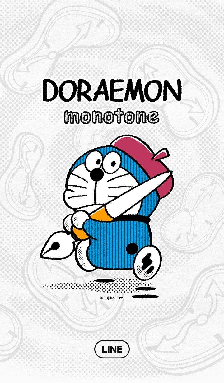 Doraemon (Monotone). 多啦a梦. Doraemon, Doraemon