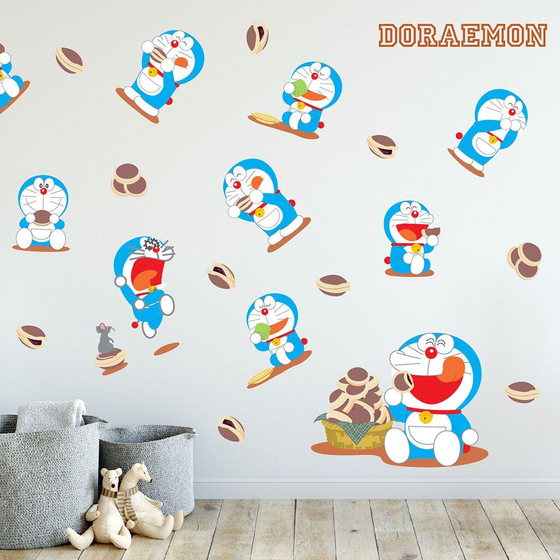 Buy Asian Paints Wall Ons Doraemon Always dorayaki time Wall Sticker