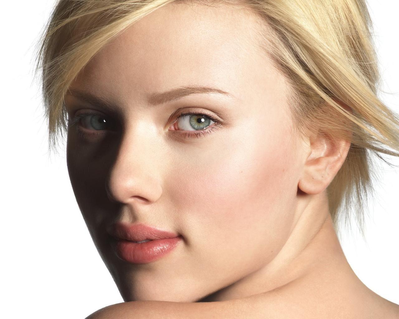 HD wallpaper: Scarlett Johansson, face, portrait, women, actress
