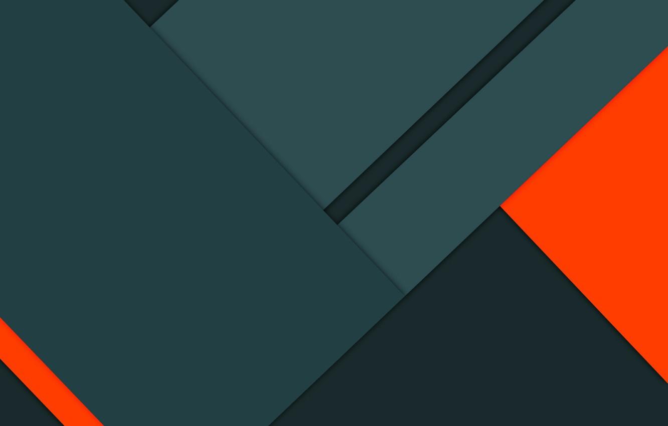 Wallpaper Orange, Android, Design, 5. Lines, Lollipop, Material