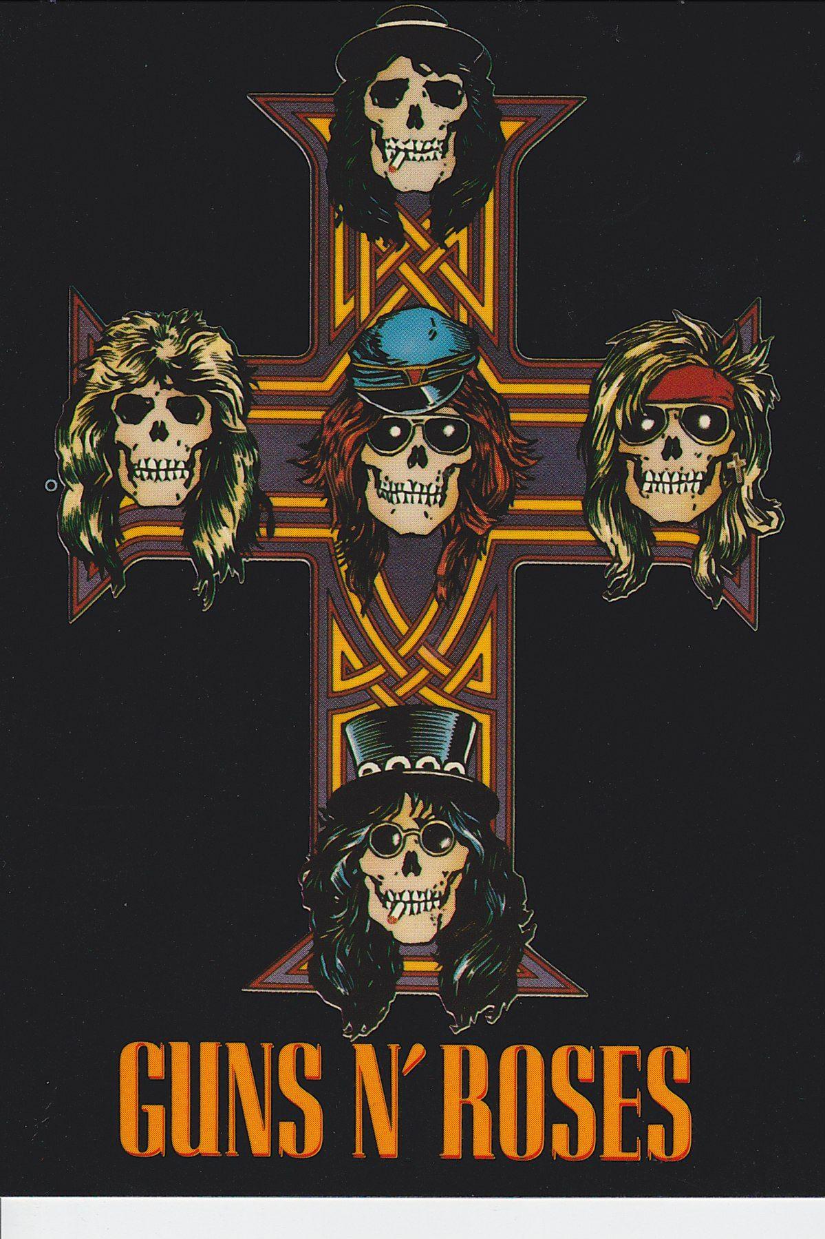 guns n roses cross beach boys symbol