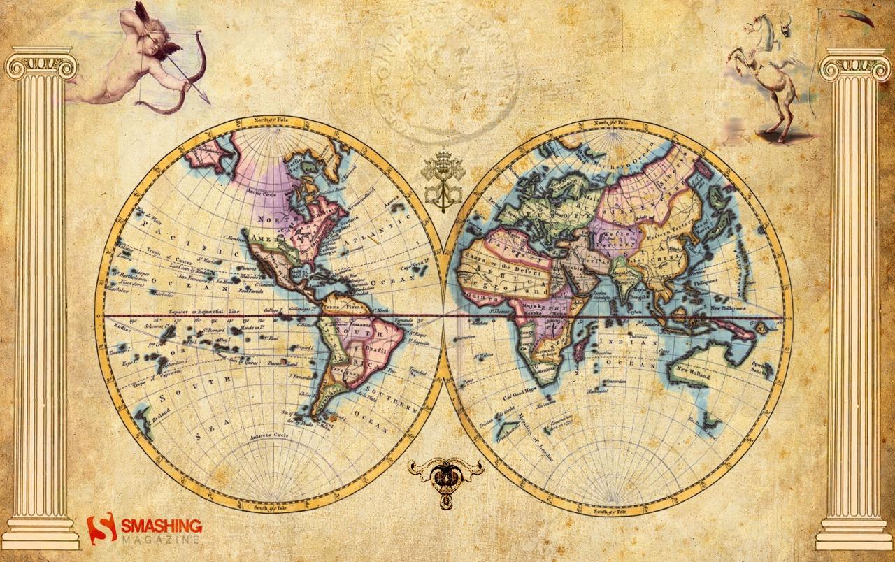 Old world atlas wallpaper. Old world atlas
