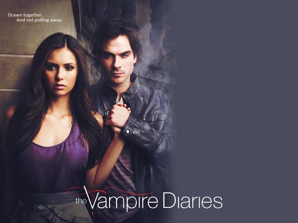 Download Damon Elena The Vampire Diaries TV Show Wallpaper 12072231