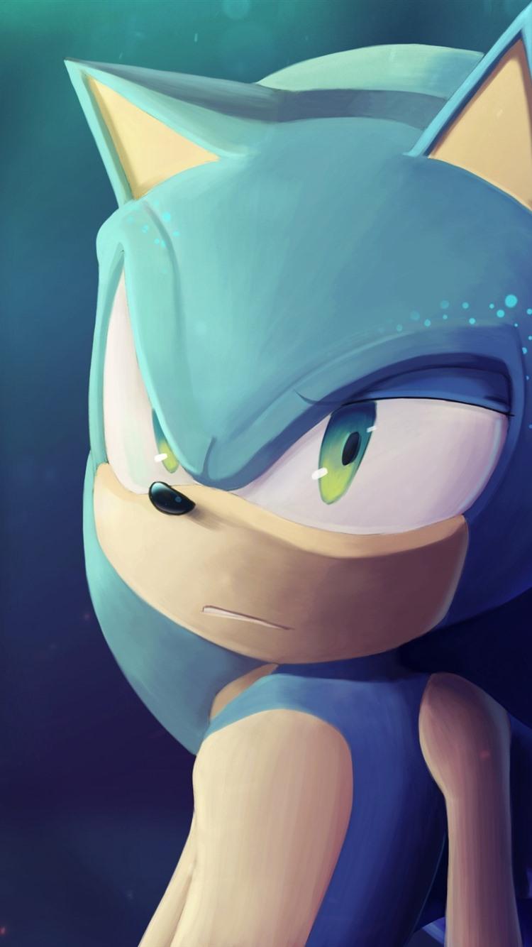 Sonic the Hedgehog, art picture 750x1334 iPhone 8/7/6/6S wallpapers
