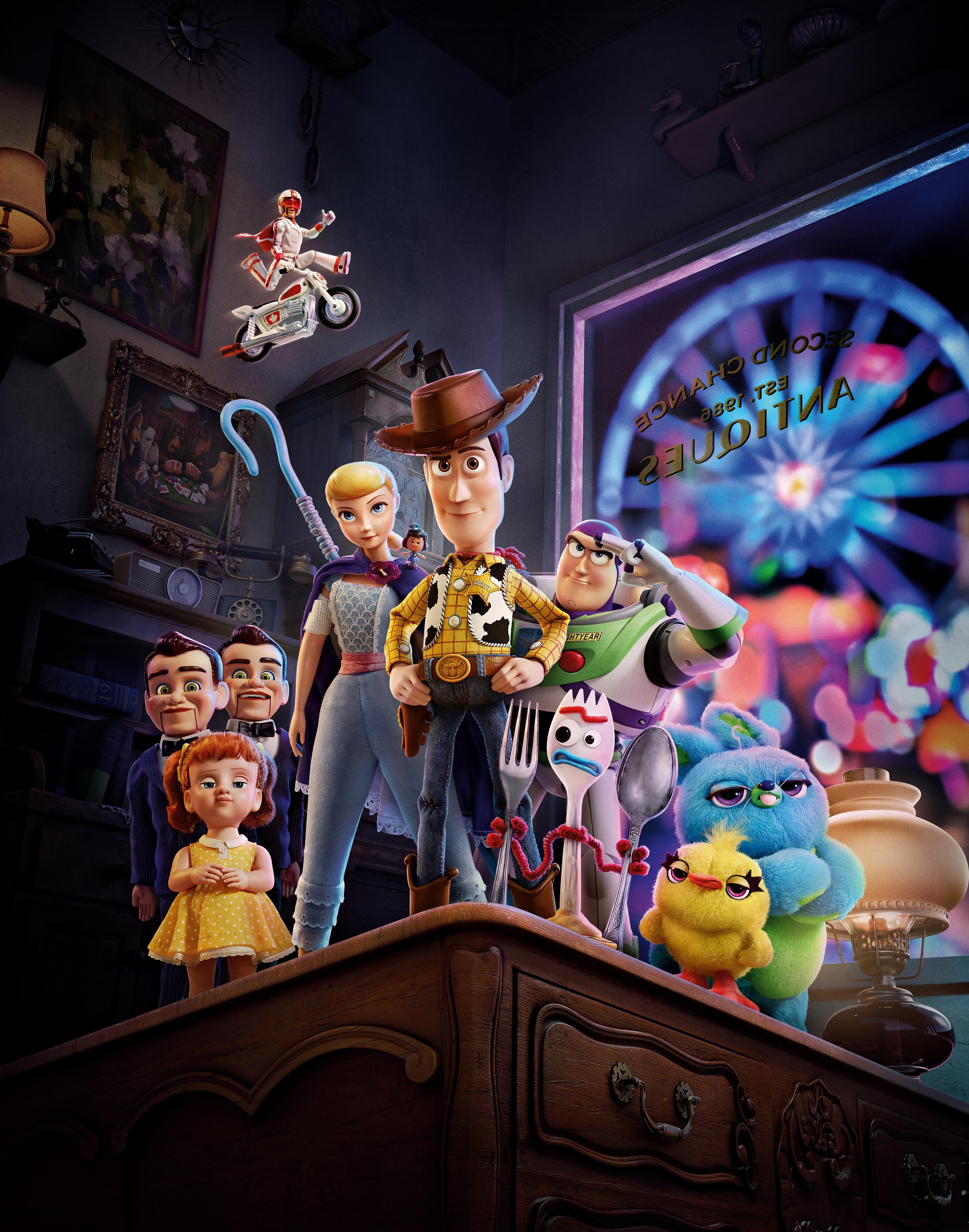 Wallpaper Toy Story Animation, Woody, Buzz Lightyear, 4K