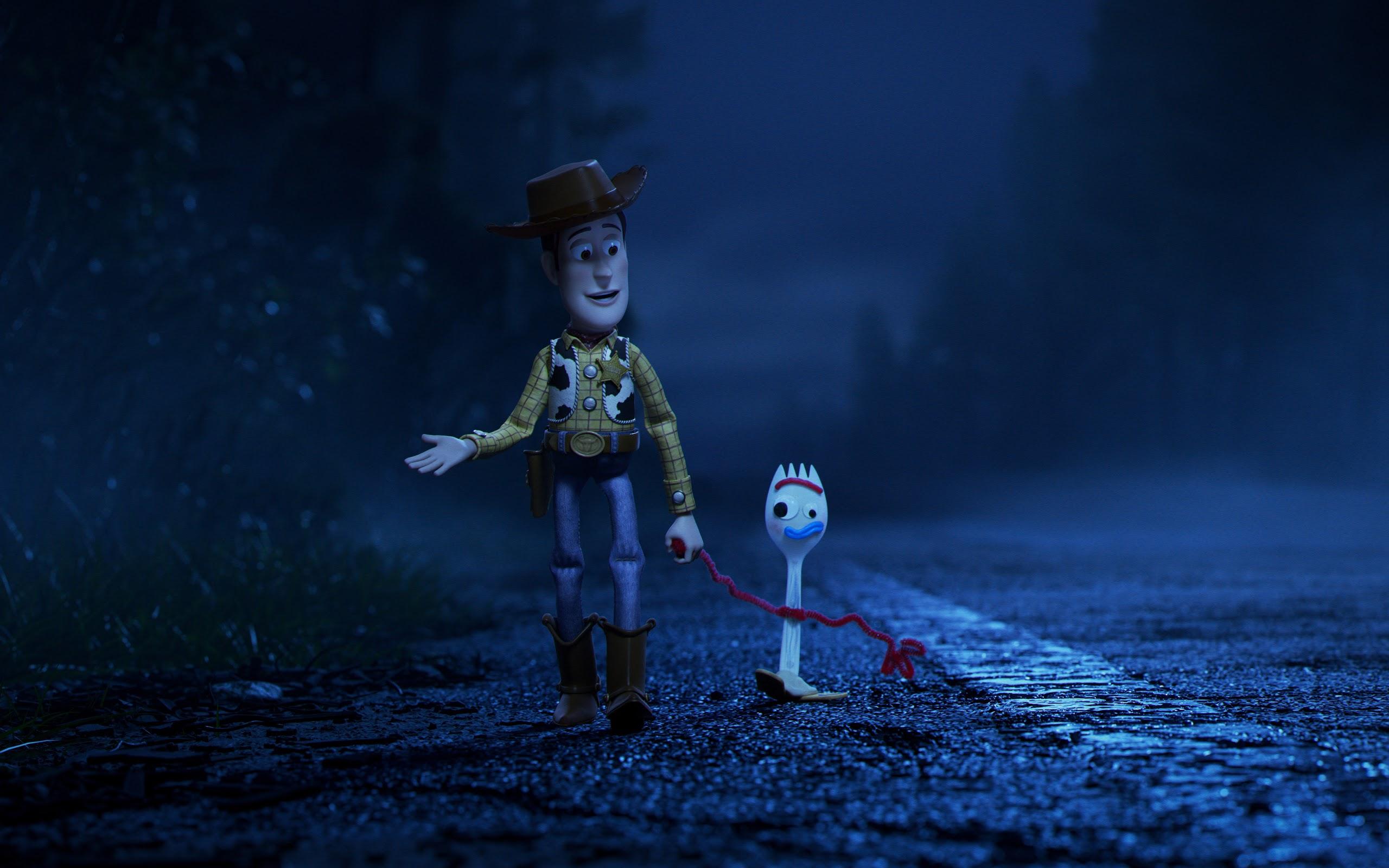 Toy Story 4, Woody and Forky, 8K, Wallpaper