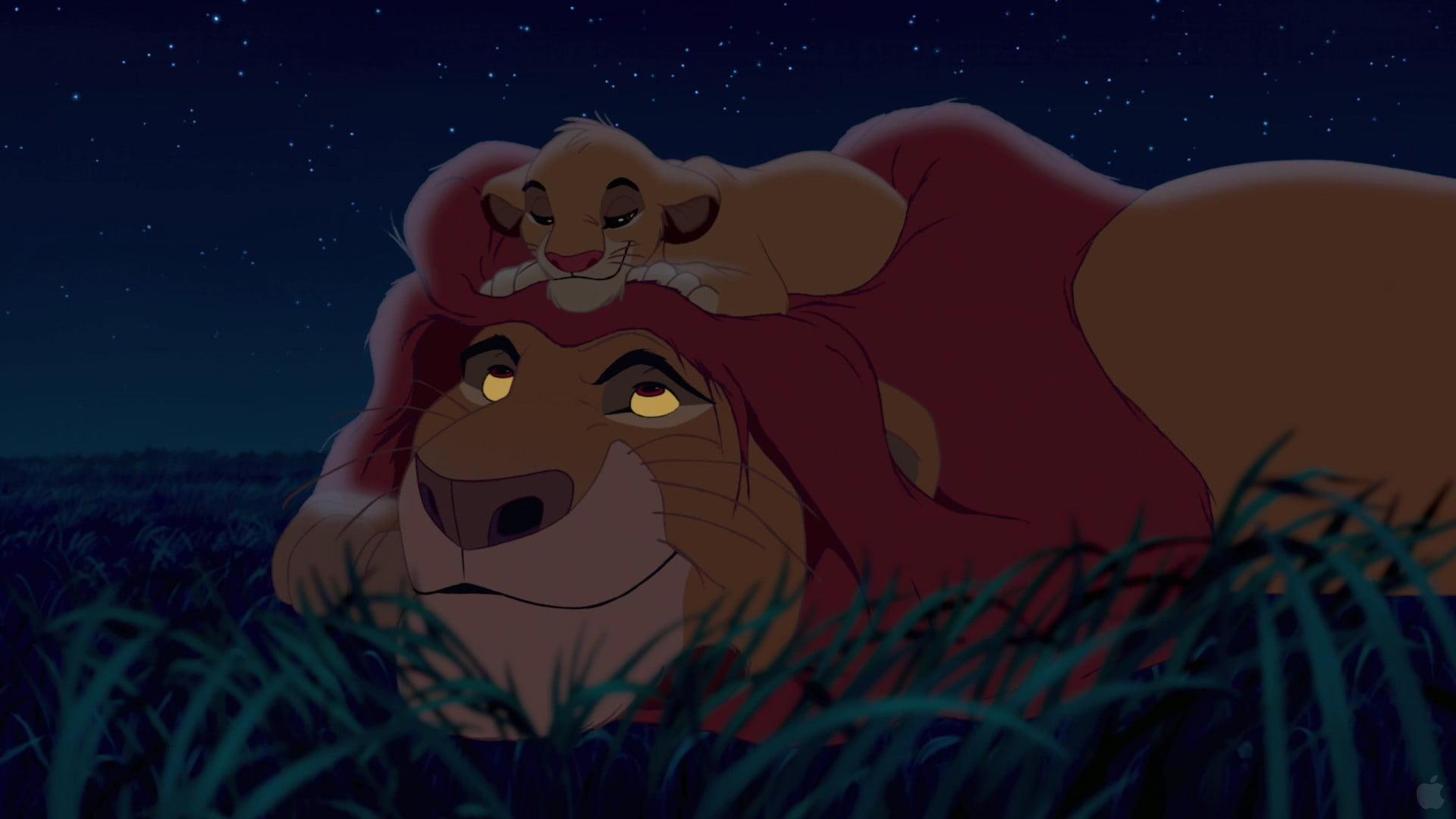 The Lion King Birth of Simba movie illustration HD wallpaper