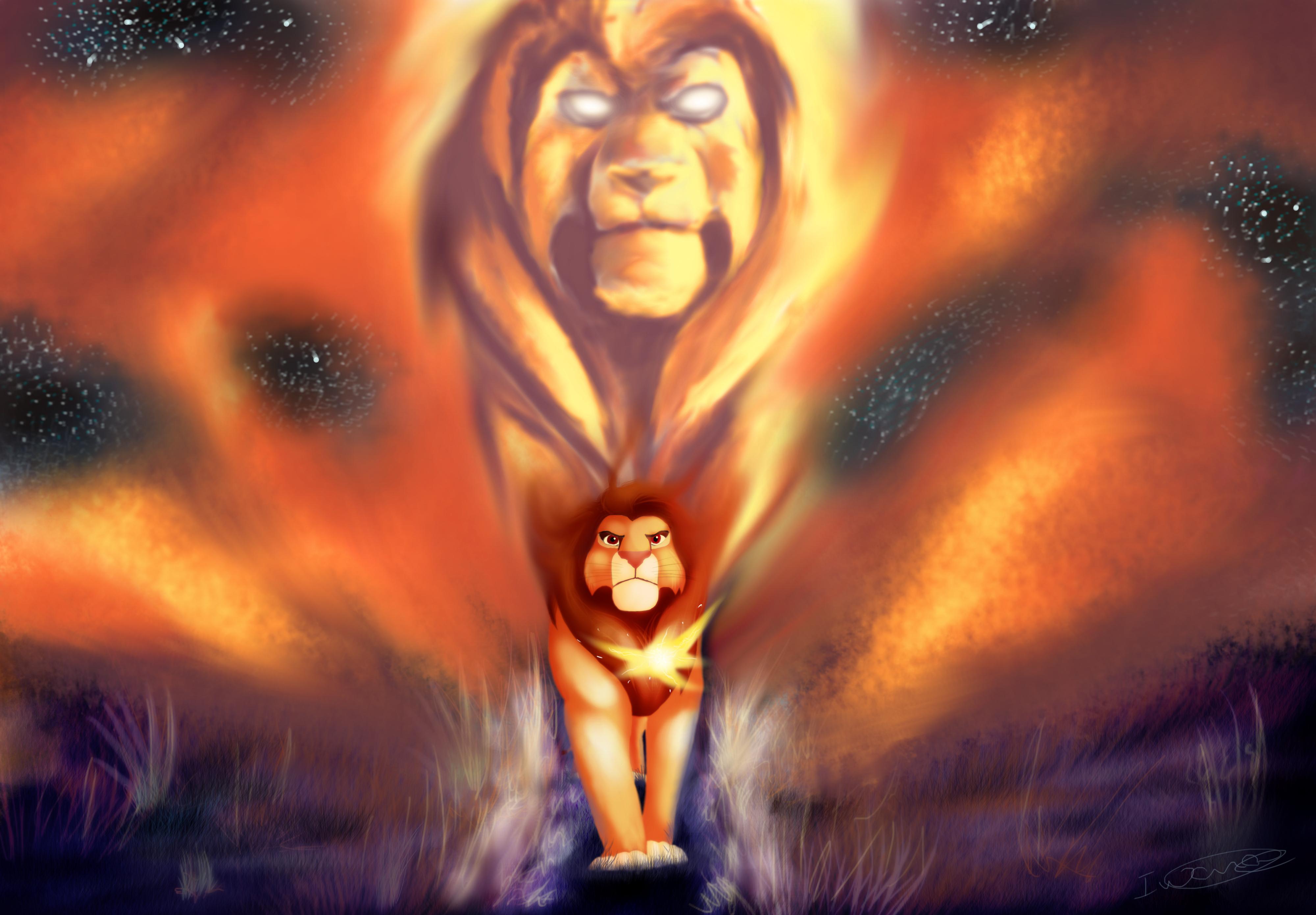 Lion King Simba Mufasa Mad