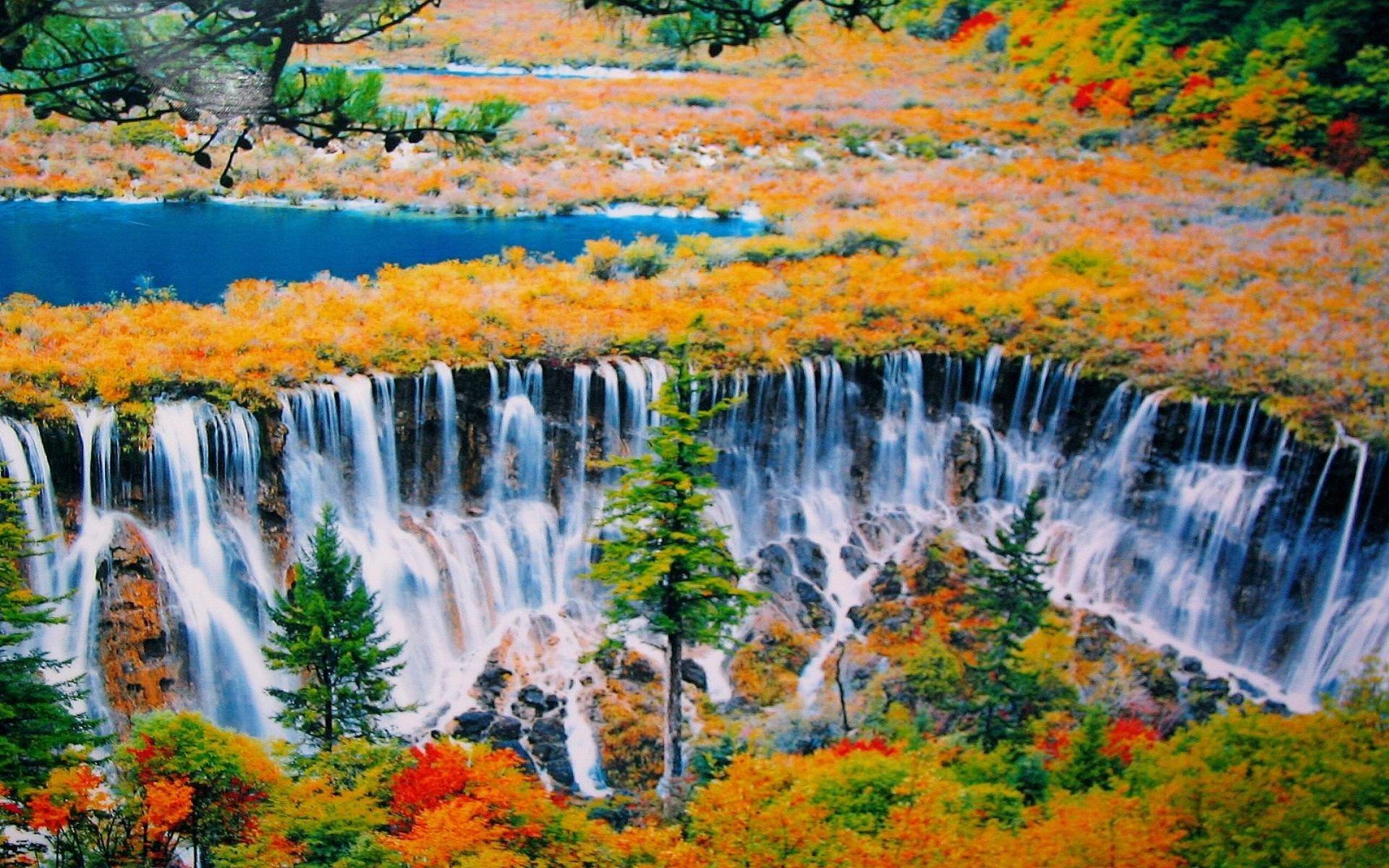 Jiuzhai Valley National Park, China HD Wallpaper. Background Image