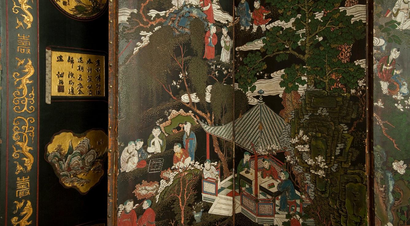 Chinese Wallpaper overview. National Trust Collections