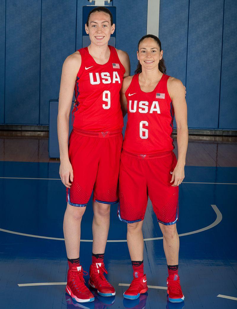 U.S. Olympic Women's Basketball Team. Bird and Stewart