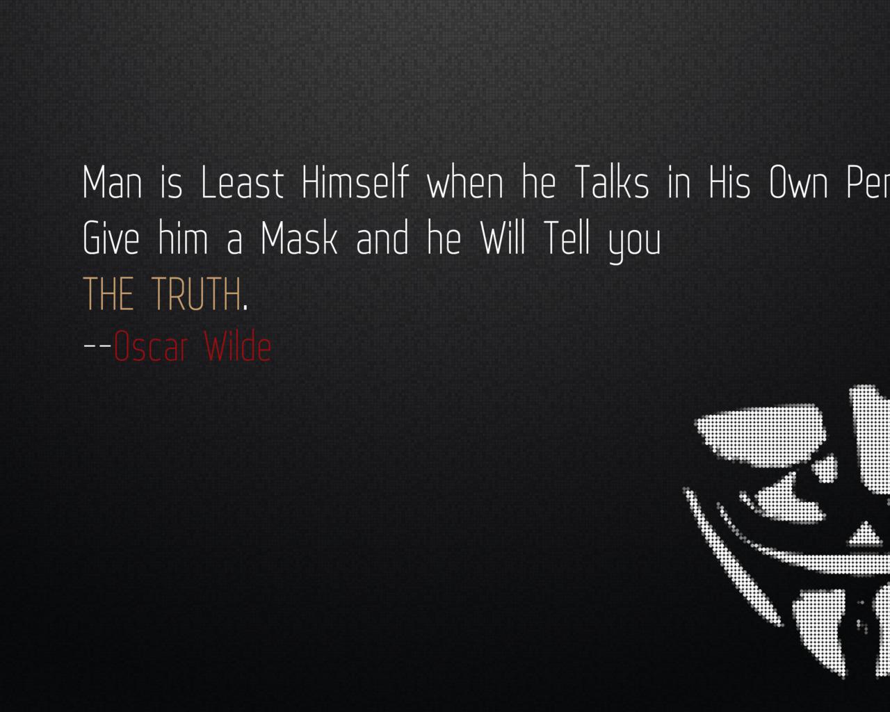 Anonymus Hacker Message 1280x1024 Resolution HD 4k