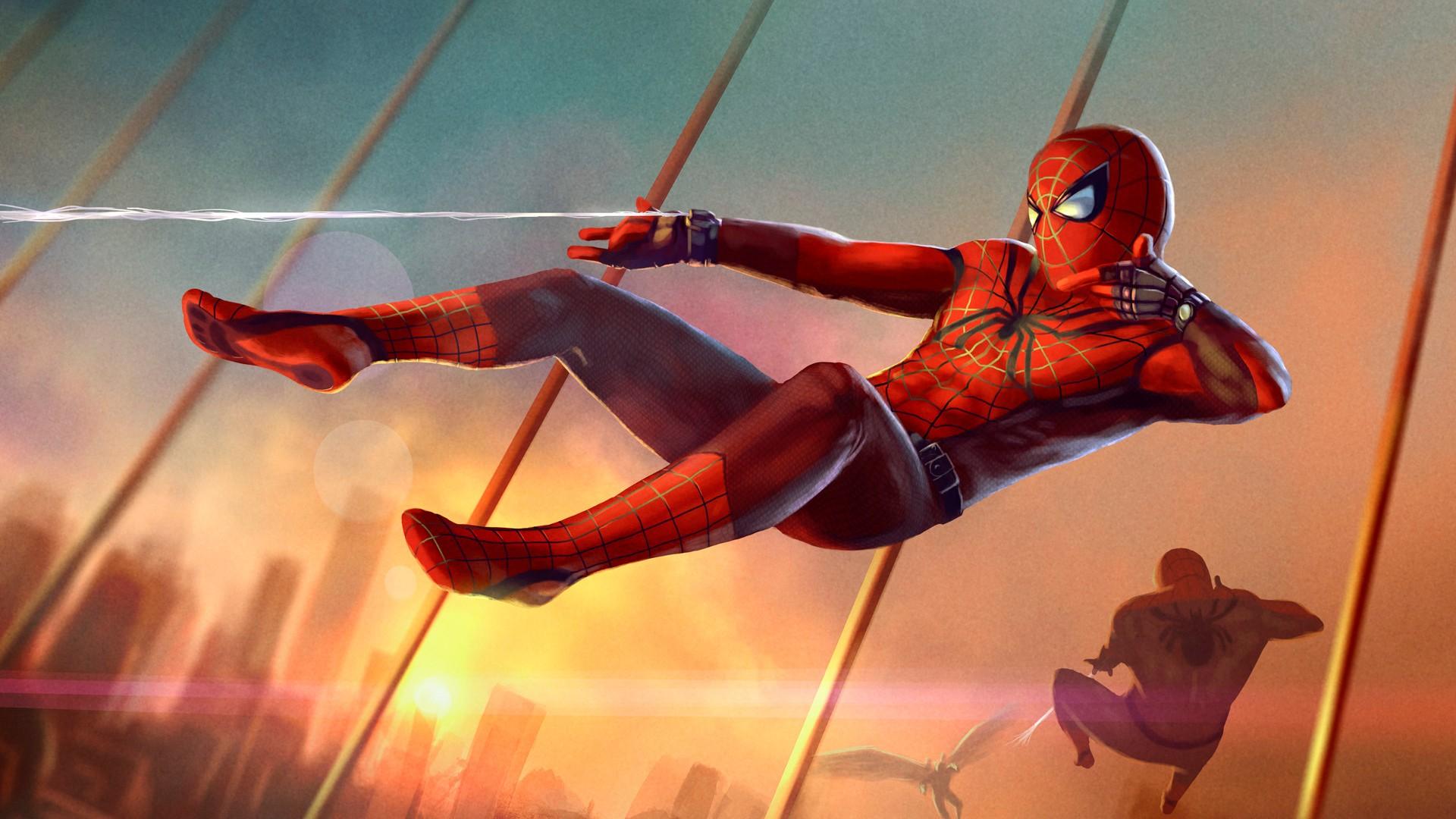 Spiderman Art HD Wallpaper