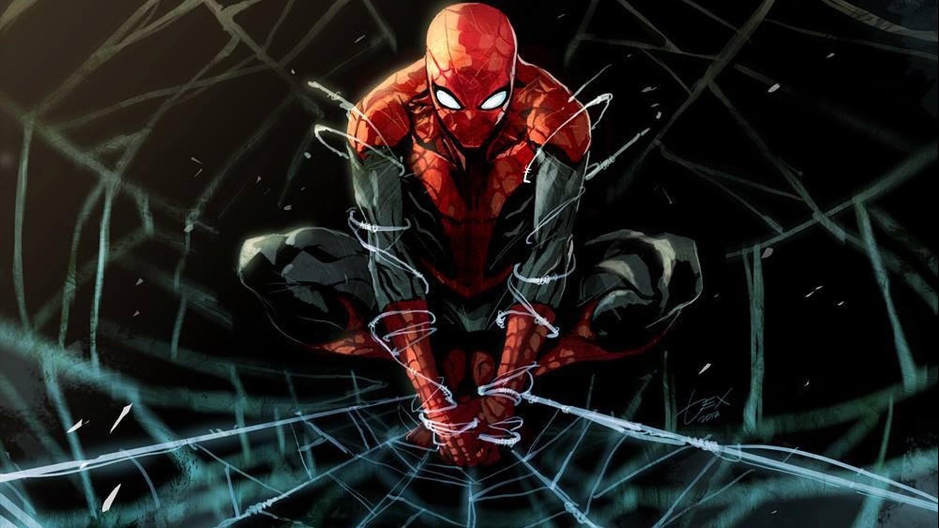 Marvel Comics Spider Man Fan Art Upscaled Wallpaper