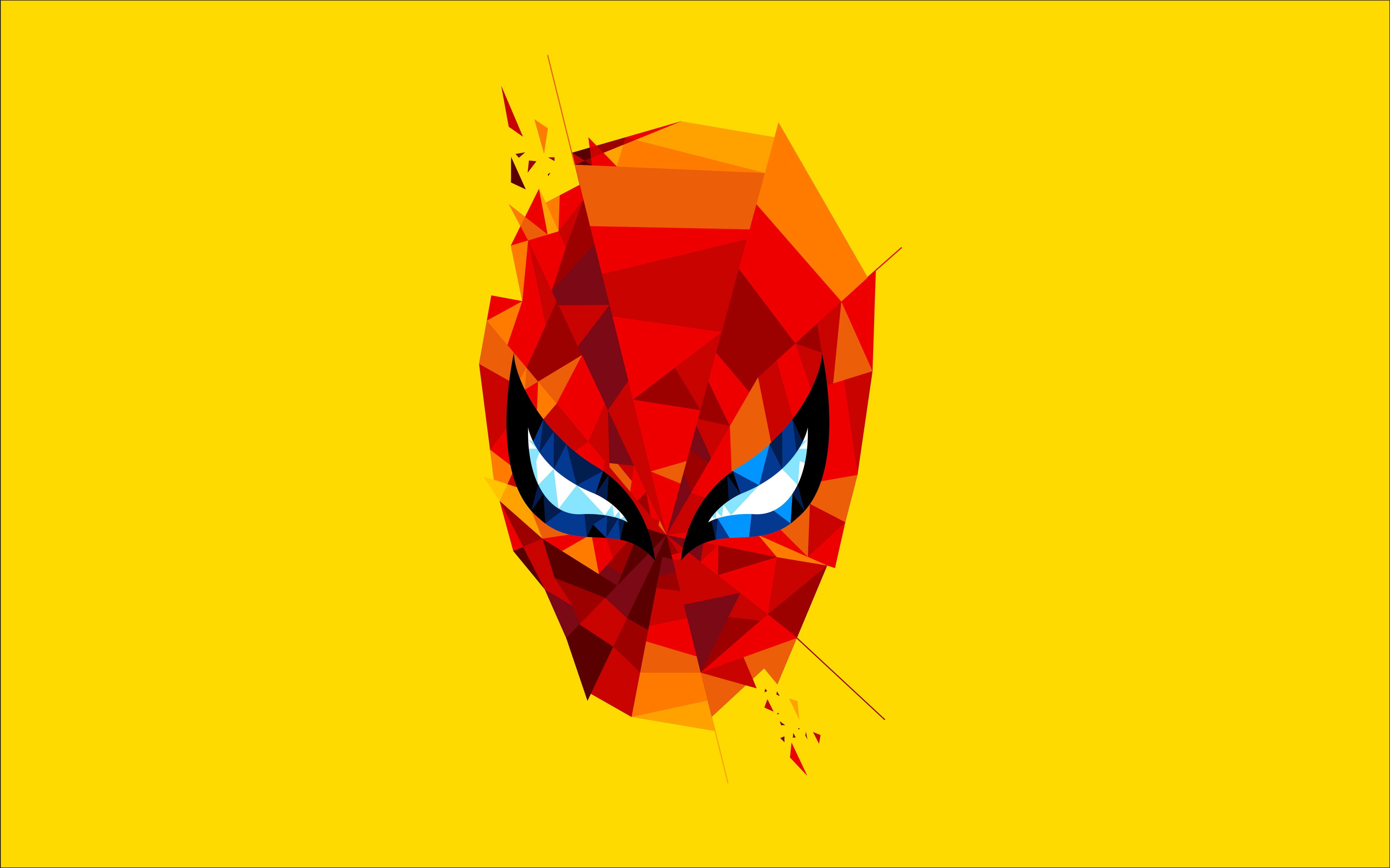 HD wallpaper: spiderman, artwork, mask, hd, artist, digital art