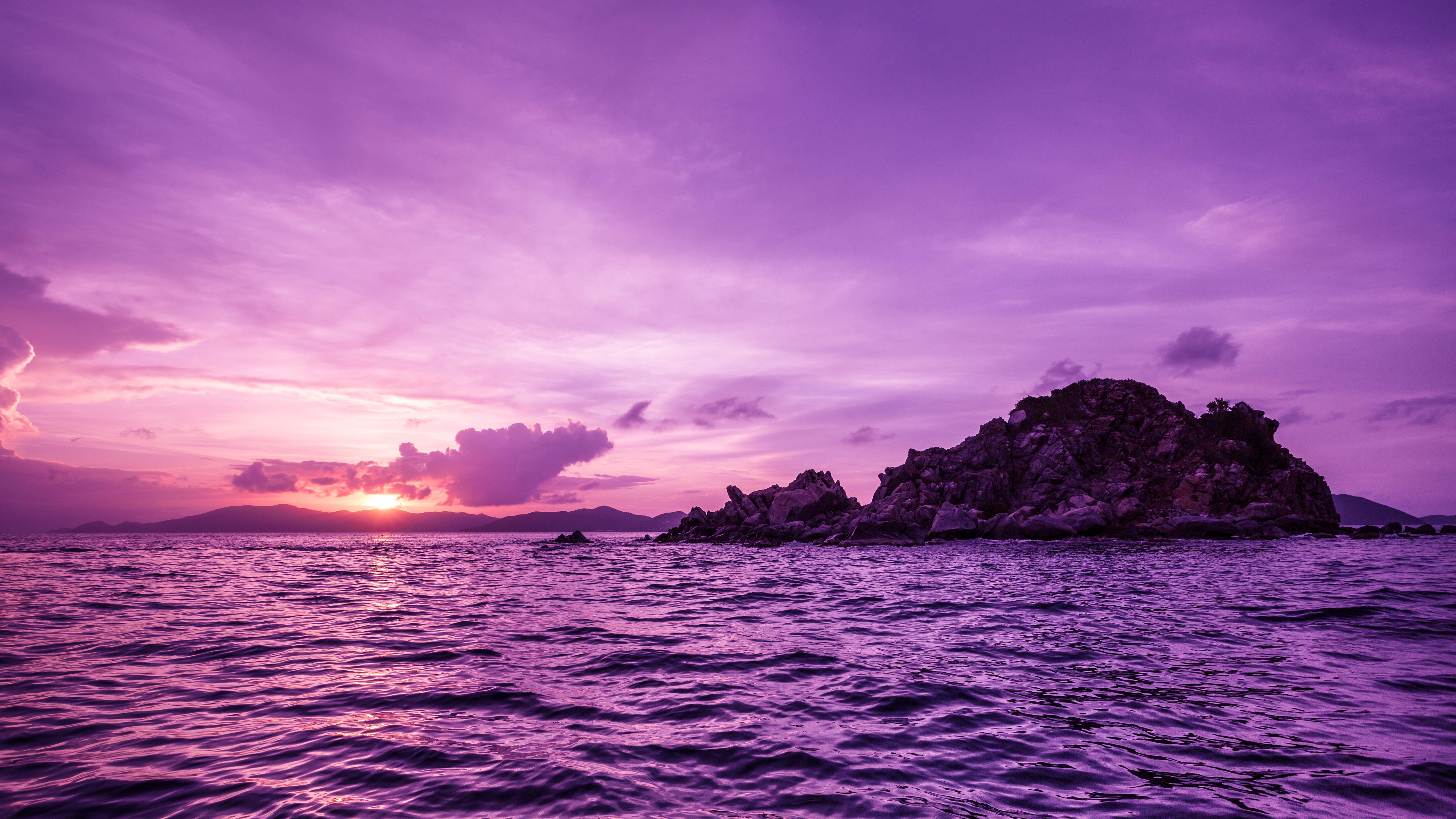Stunning Collection Of Purple Sky Sunset Picture For HD Wallpaper