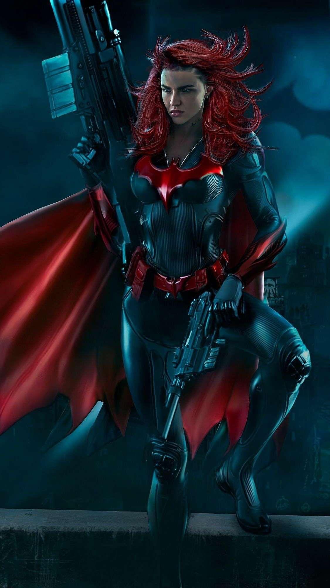 The Batwoman iPhone Wallpaper. Superhero, Batwoman, Comics girls