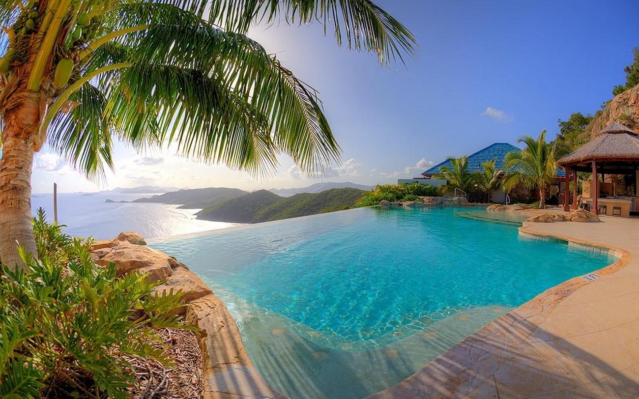 #hills, #sunset, #resort, #water, #nature, #swimming pool