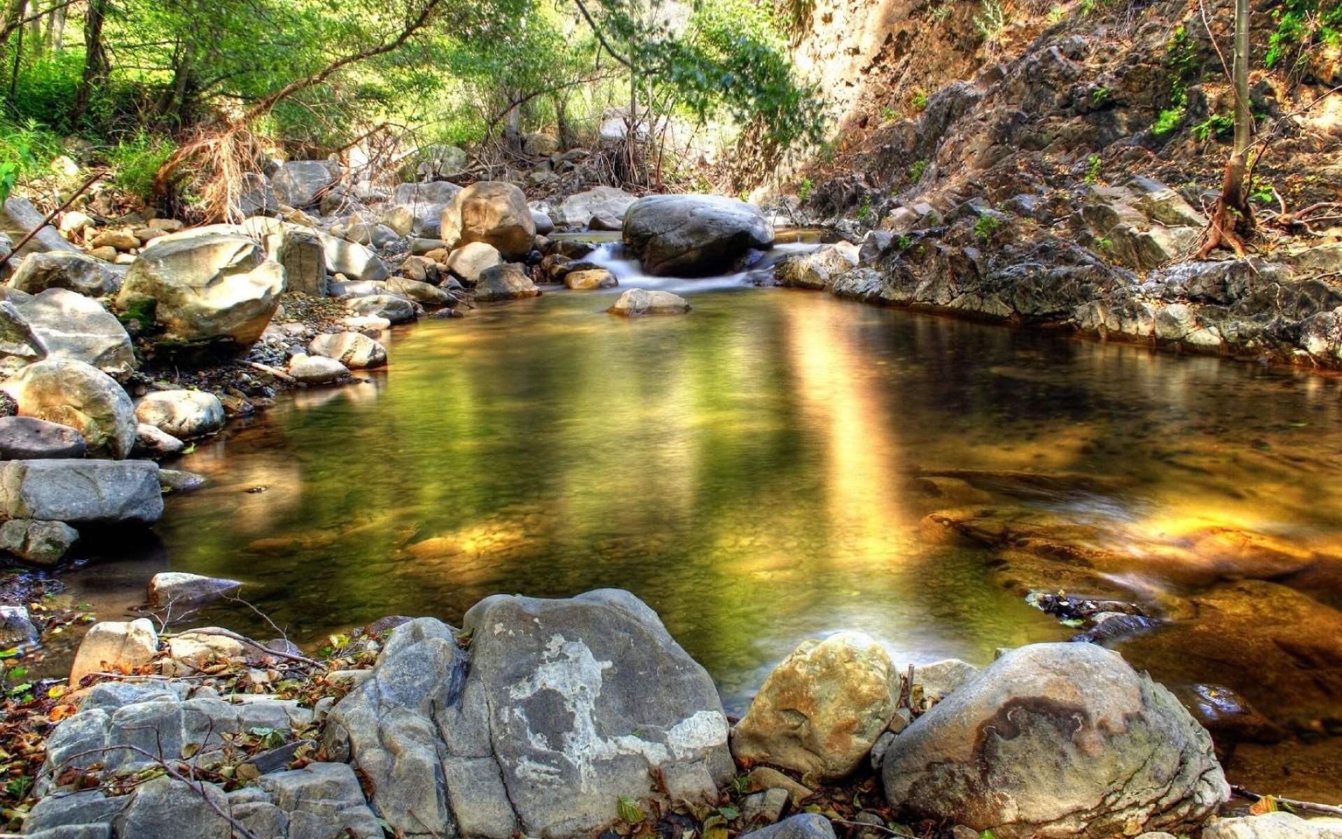 Mountain River Rock Pool Ultra HD Wallpaper 3840x2160, Wallpaper13.com