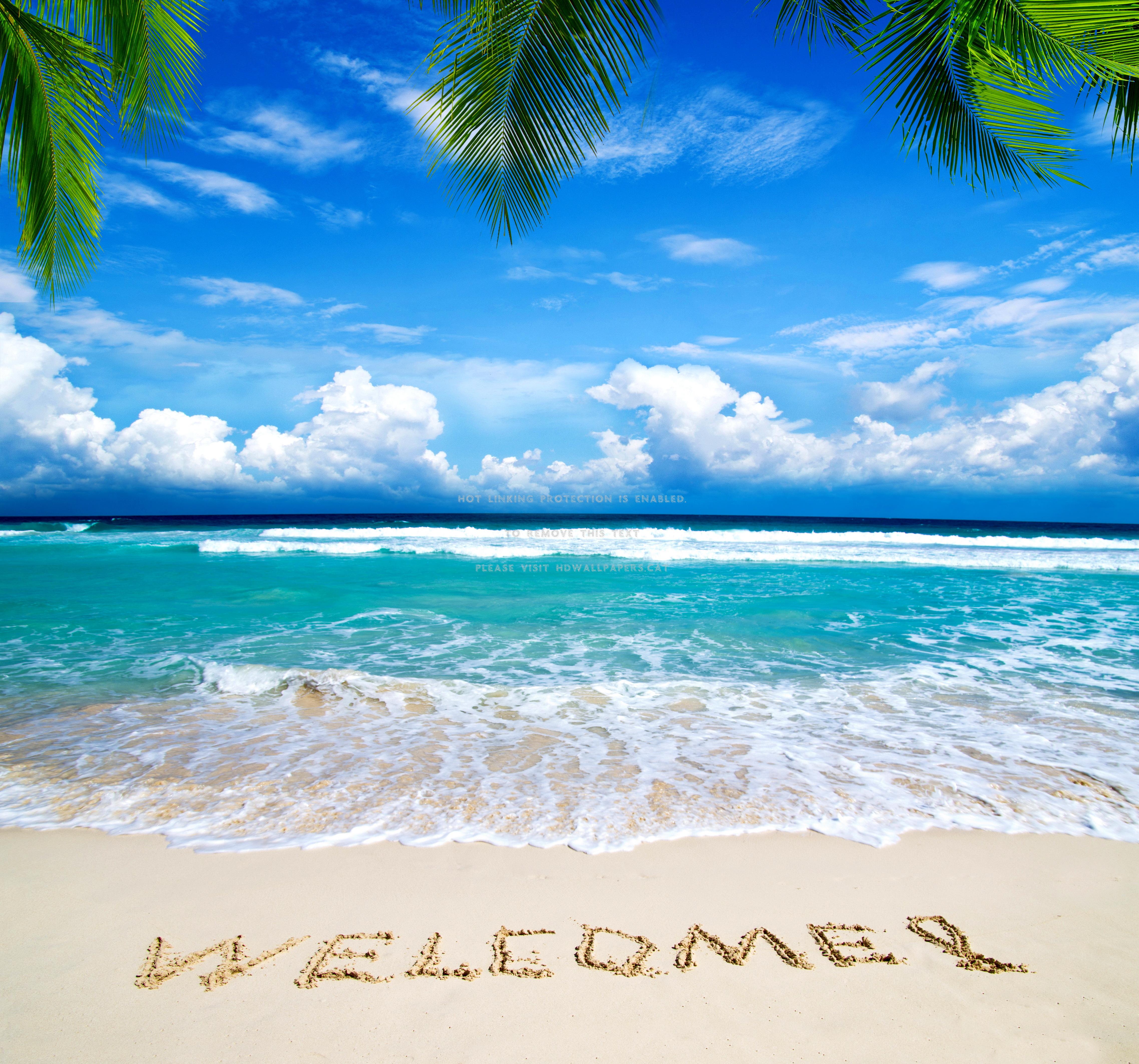 welcome summer! vacation ocean tropical sea