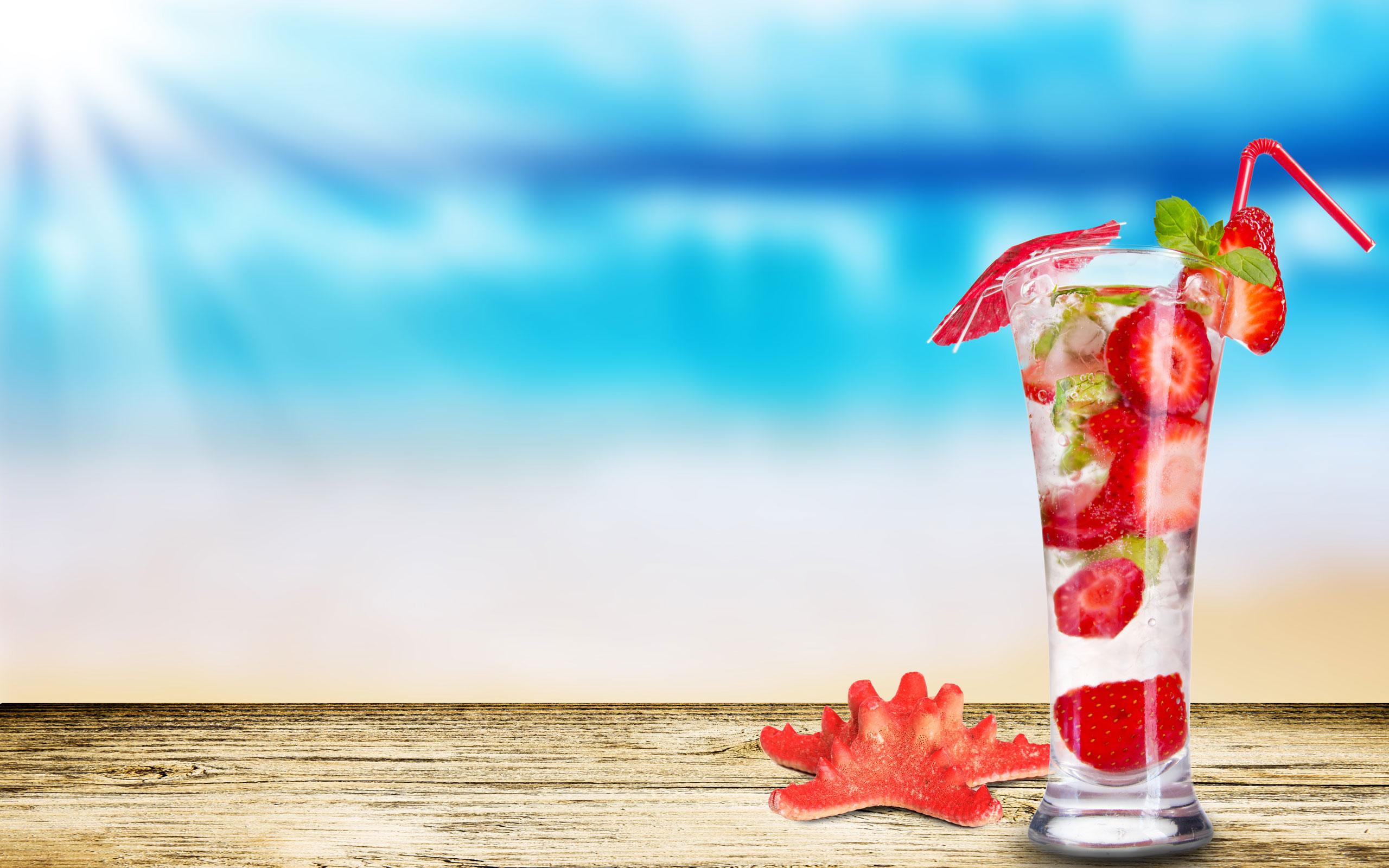Strawberry Summer Coctail HD Wallpaper. Welcome To StarChop