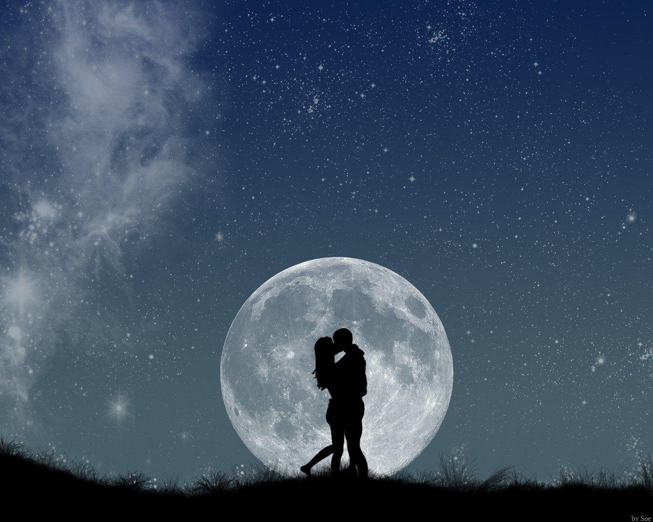 Beautiful Romantic Moonlight Wallpaper. Moonlight photography