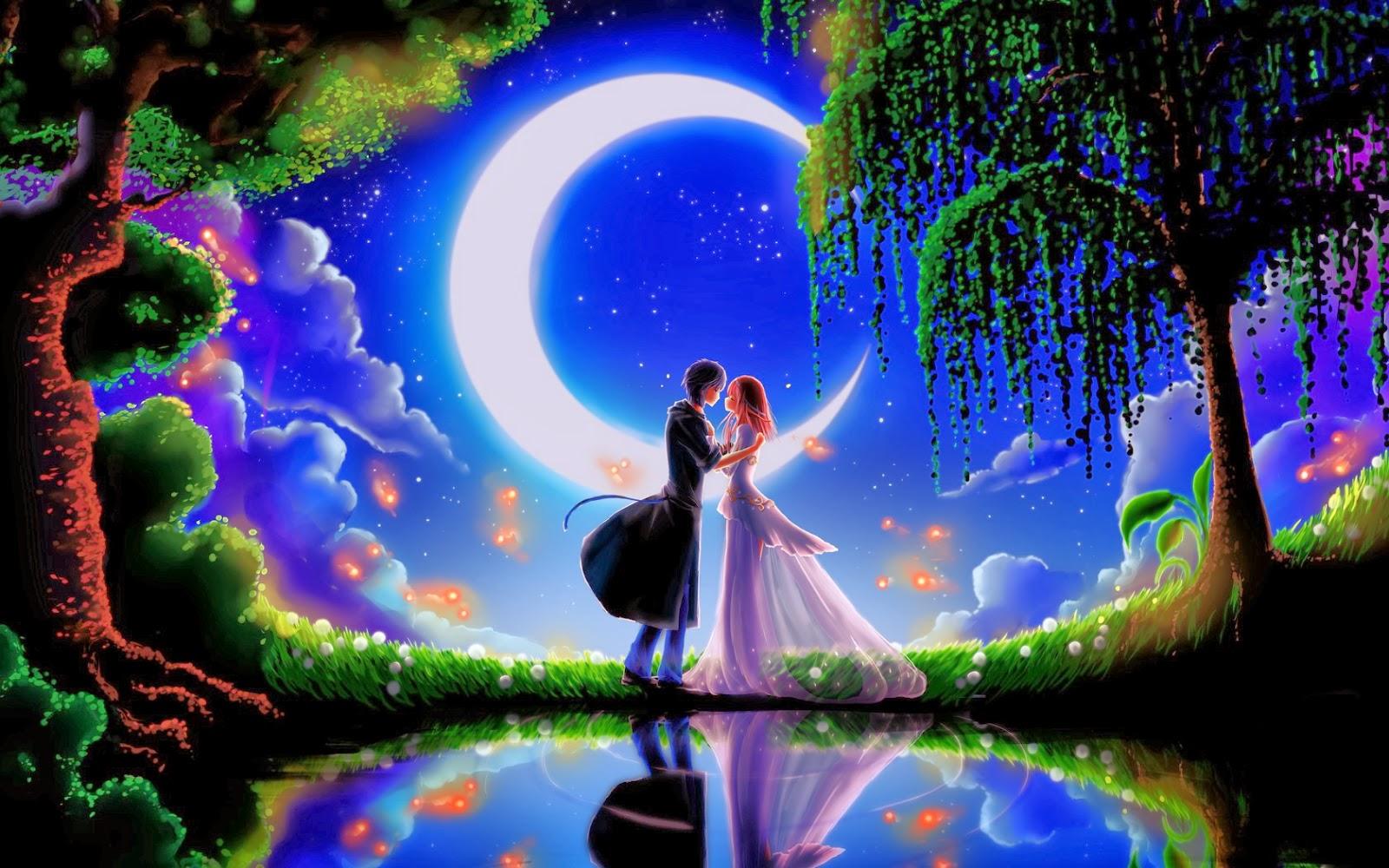 Romantic Love Picture for her and Kiss, Couples Dance