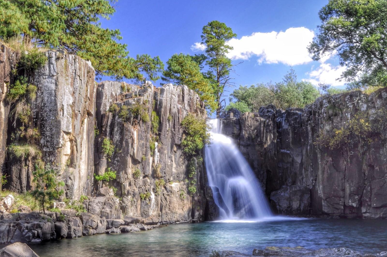 Waterfalls: Paradise Cascade Waterfall Nature Desktop Themes for HD
