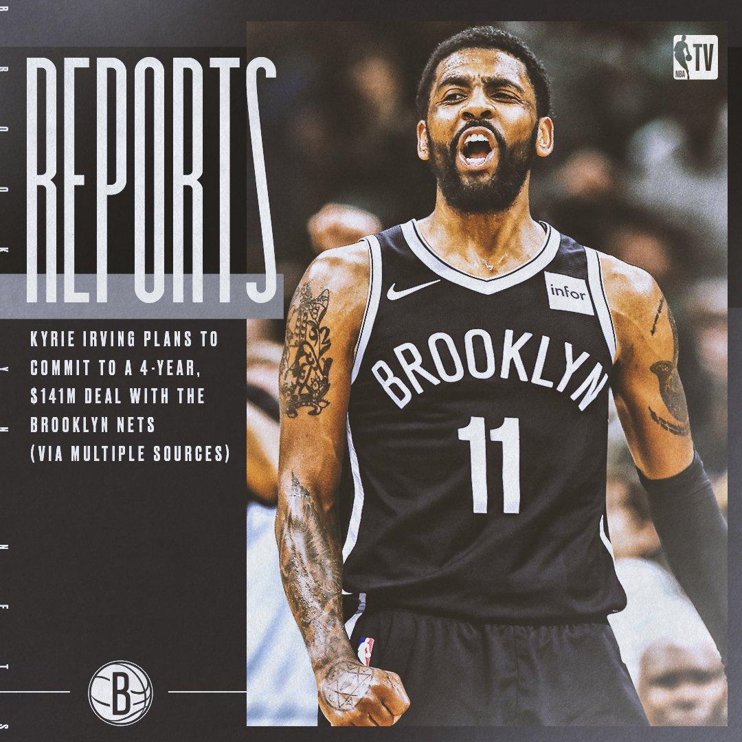 Kyrie Irving Brooklyn Nets Jersey Wallpaper - Los Angeles Lakers Claim Blowout Win Over Brooklyn ...