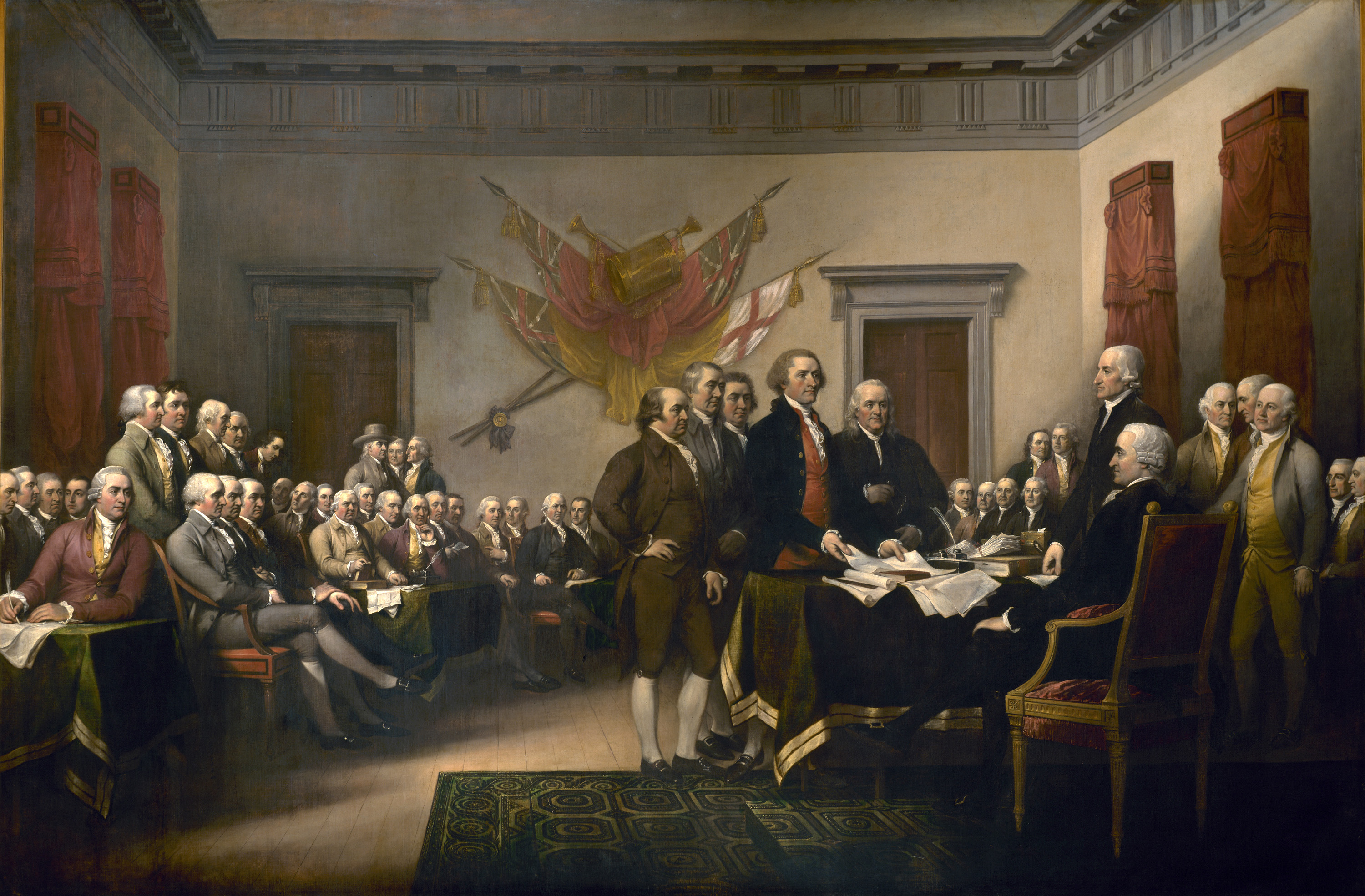 Trumbull's Declaration Of Independence HD Wallpaper. Background