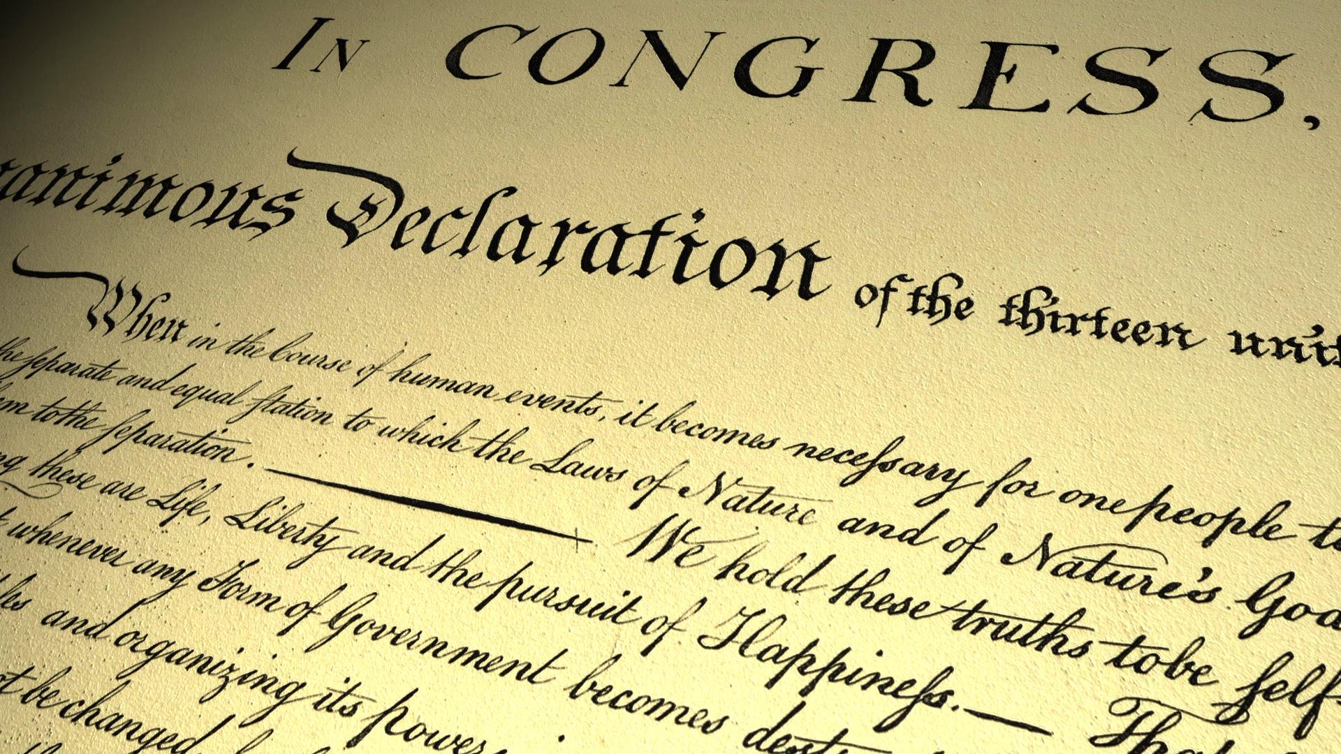 USA Declaration of Independence Version Pan