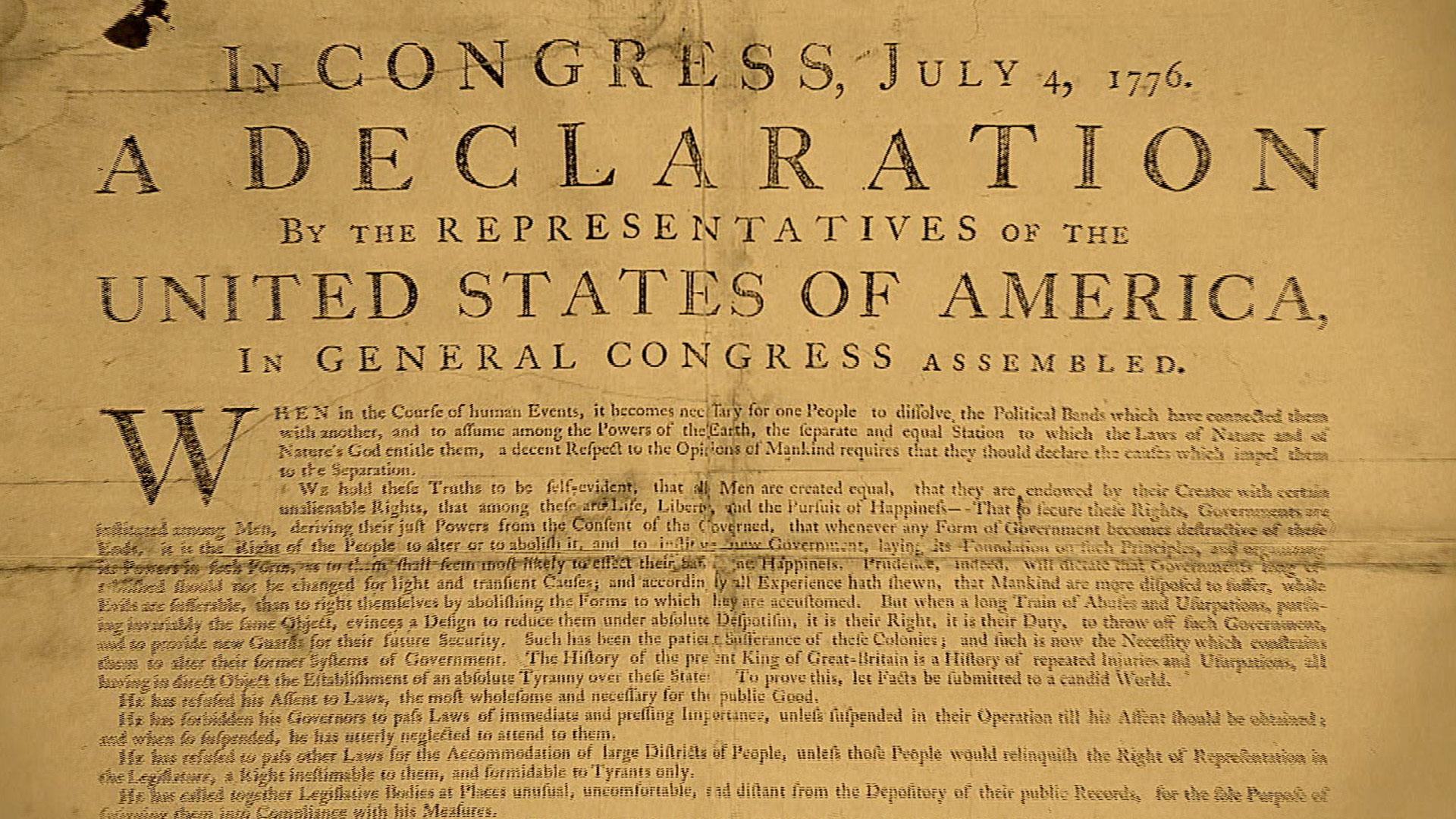 Watch Declaration of Independence Full Episode Meltzer's
