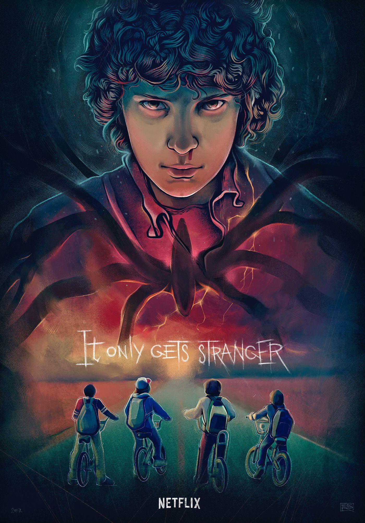 Stranger Things Gorgeous Fan Art From 21 Artists. ‍STRANGER THINGS