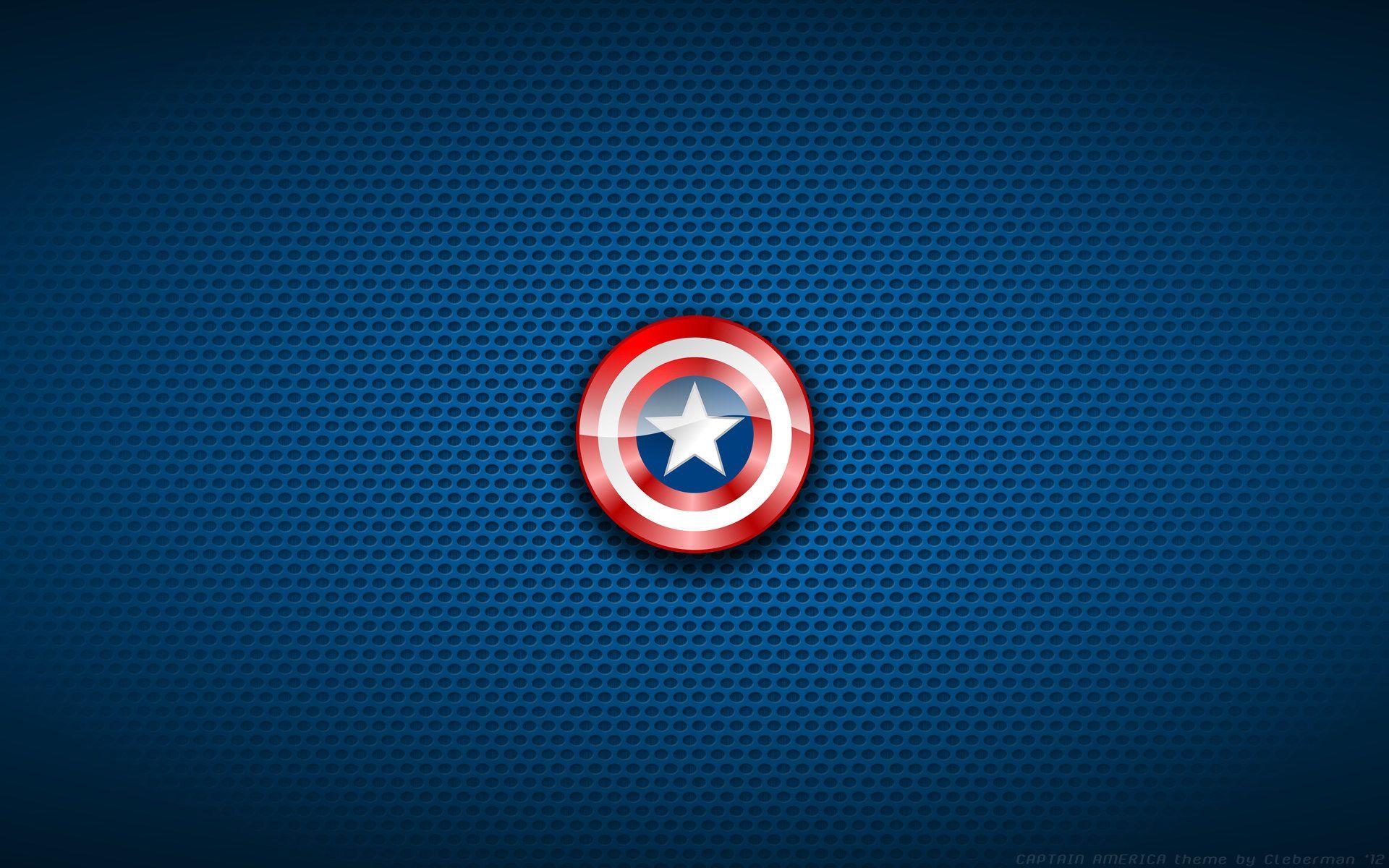 Captain America Logo Wallpaper Free Captain America Logo