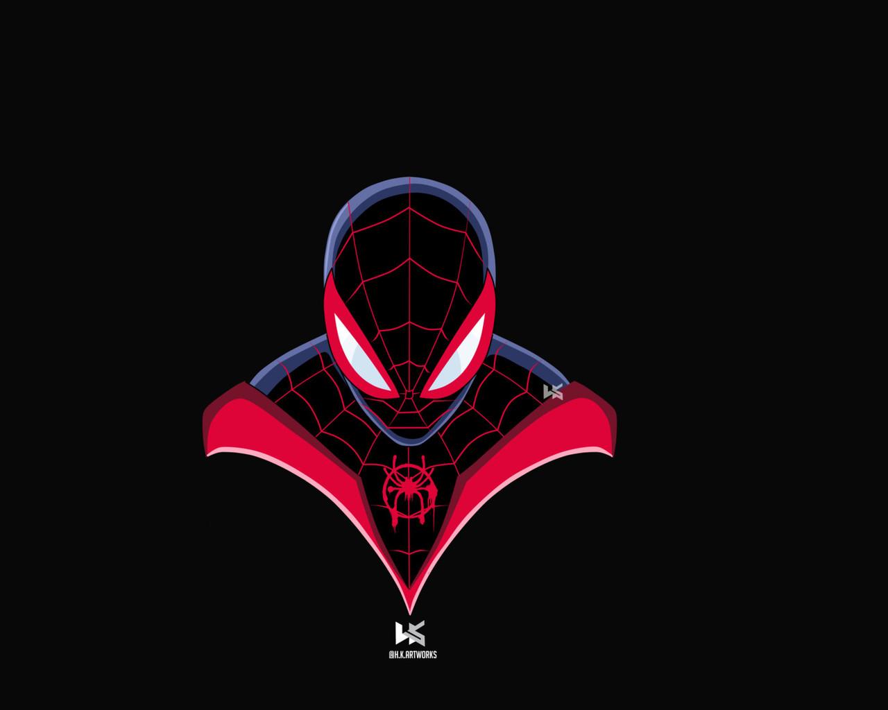 Spiderman Miles Morales Art 1280x1024 Resolution