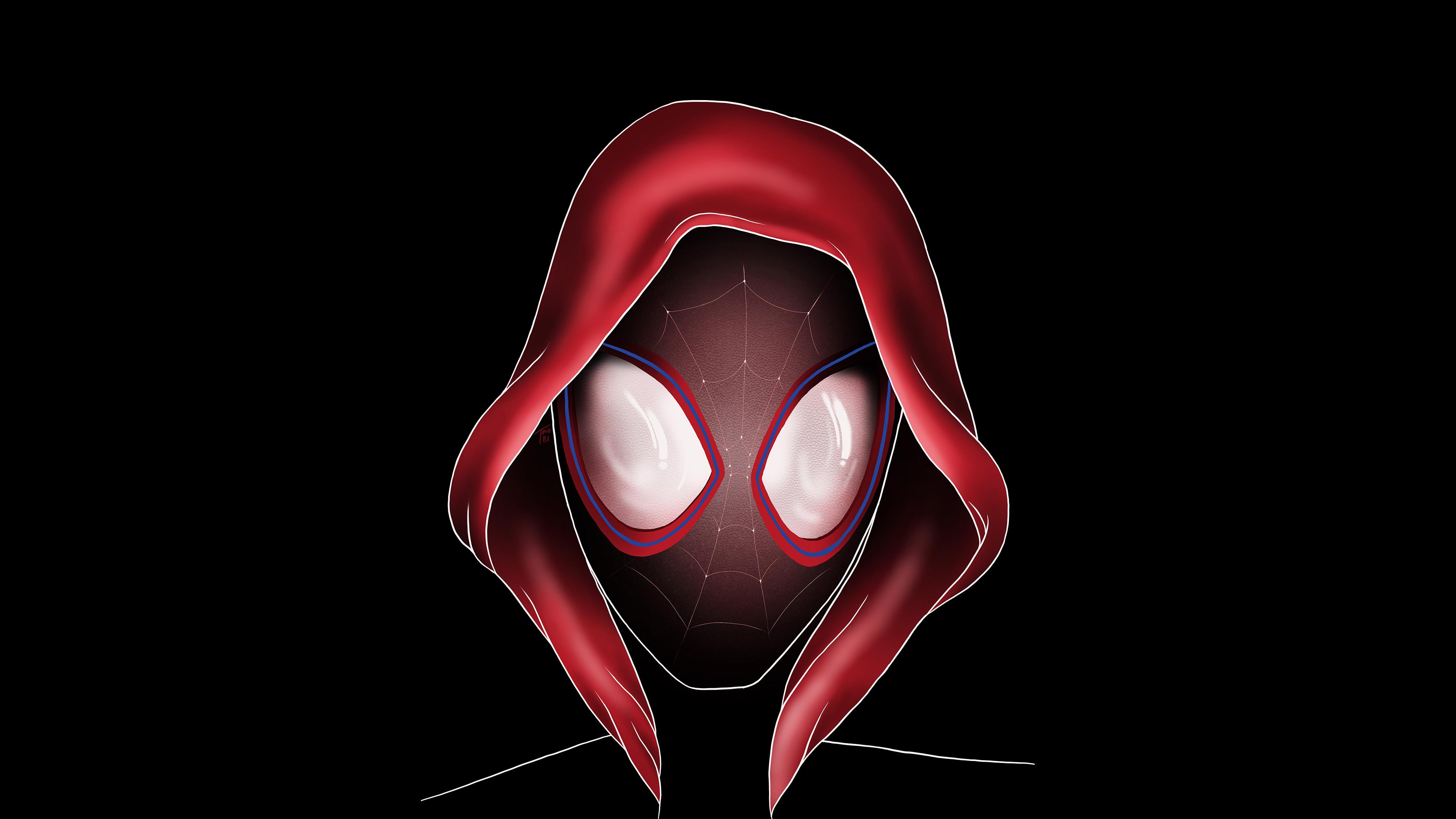 Wallpaper Miles Morales, Spider Man: Into The Spider Verse, 4K