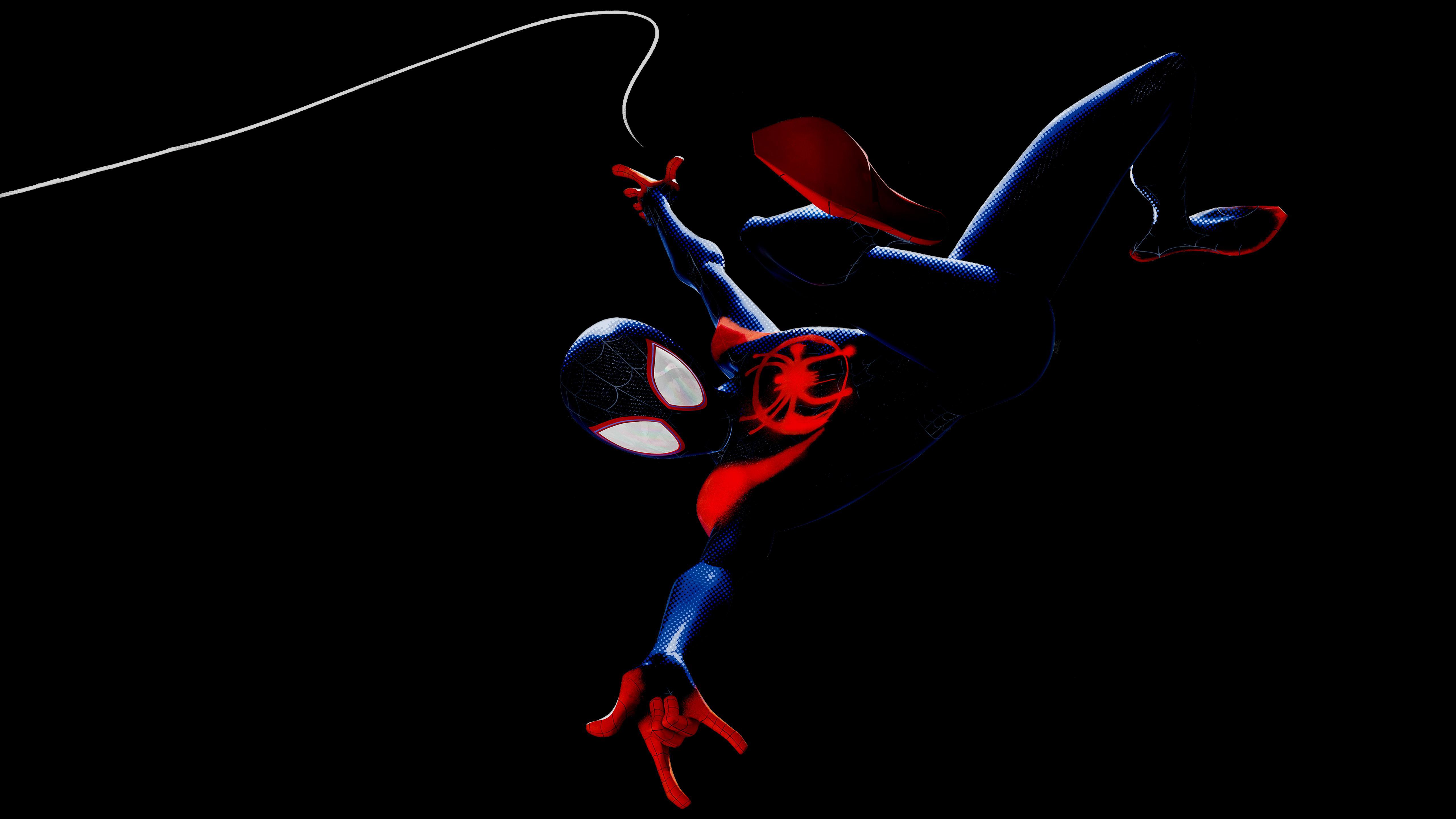 Miles Morales In Spider Man Into The Spider Verse 5K Wallpaper. HD