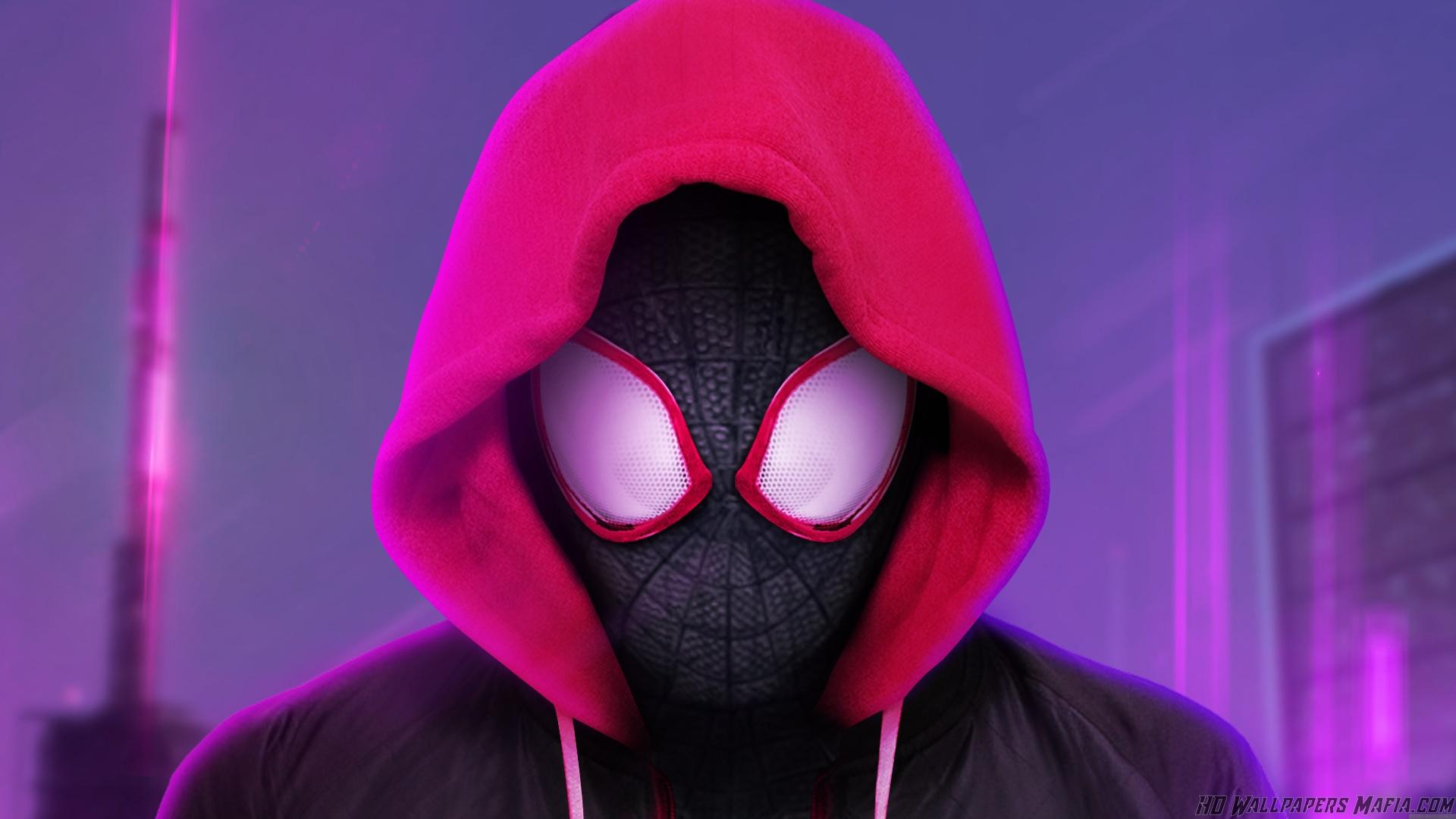 Download Miles Morales Spider Man Into the Spider Verse Wallpaper HD