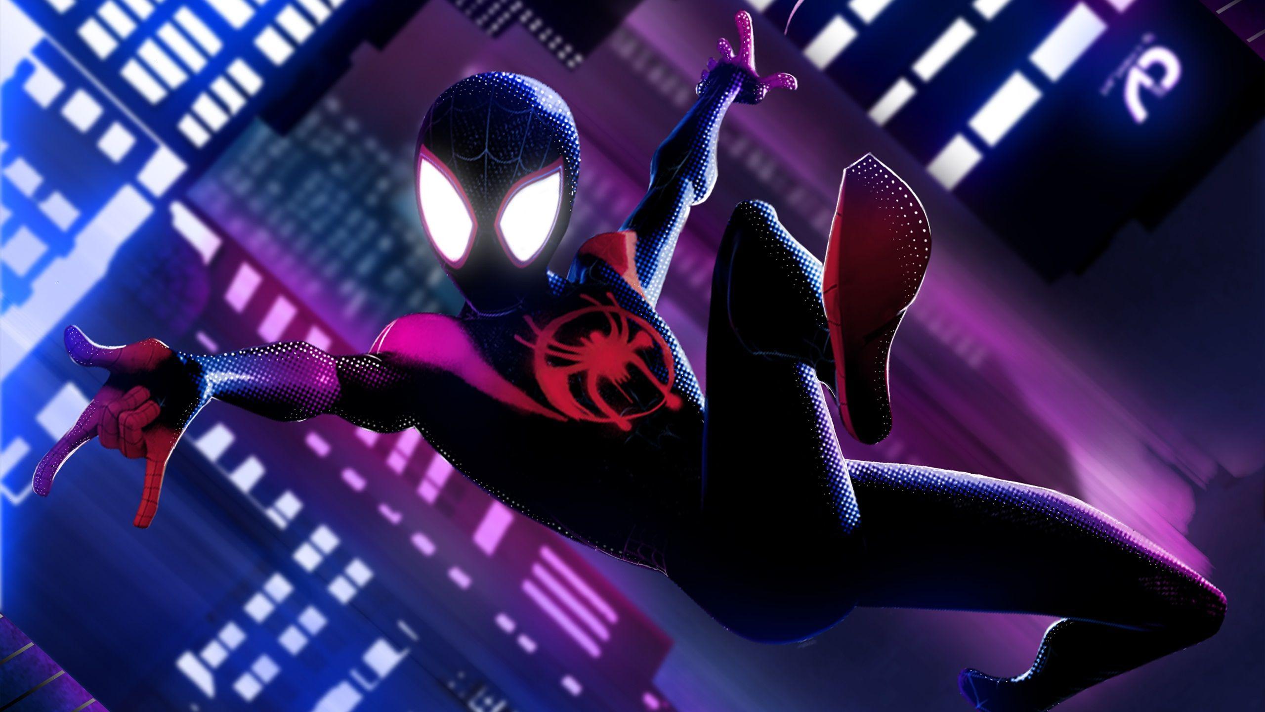 Miles Morales Spider Man Into The Spider Verse HD Wallpaper. Fresh
