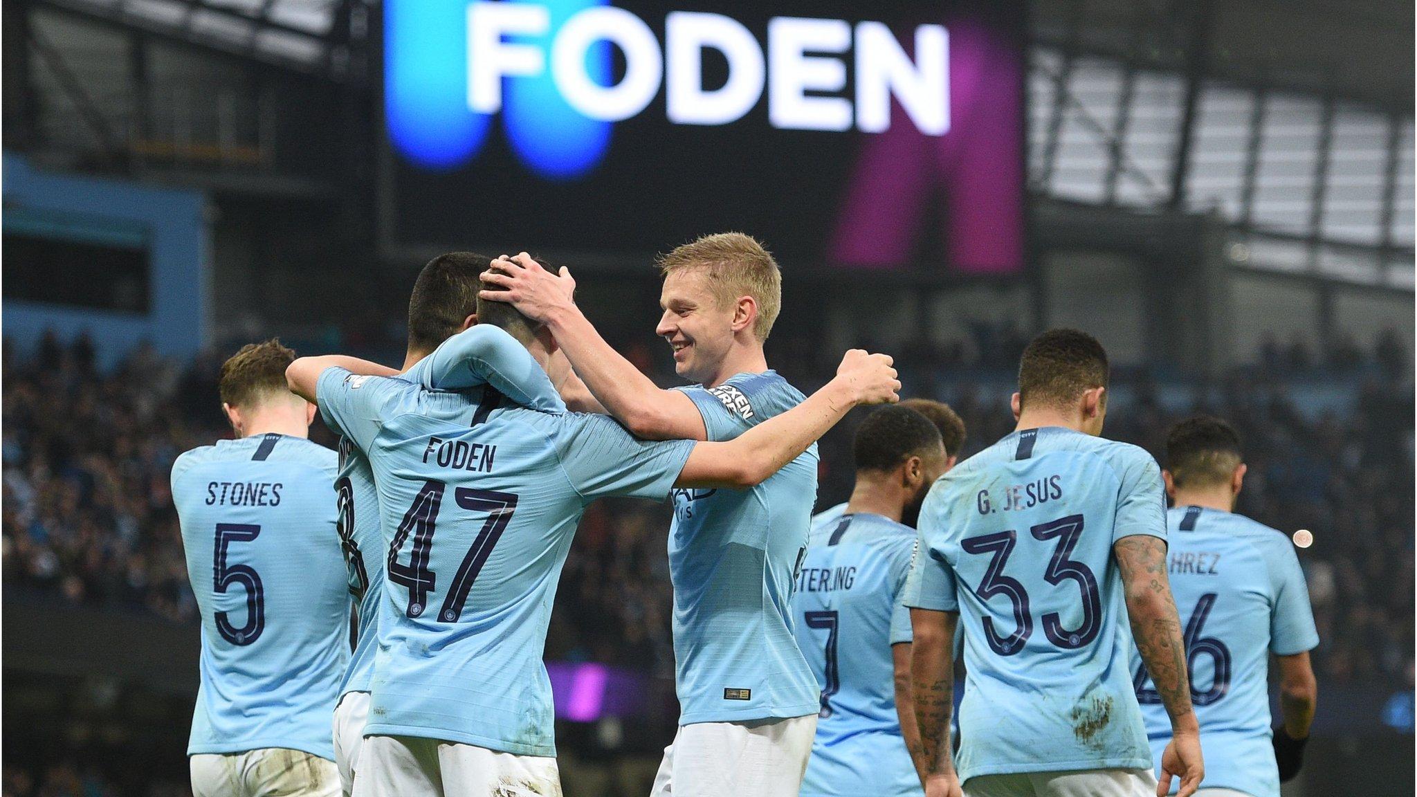 Man City 7 0 Rotherham At FA Cup Second Round: Phil Foden With First