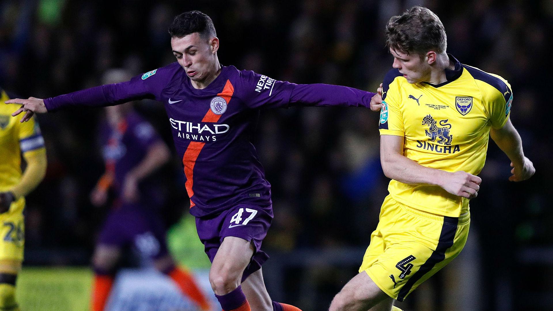 Genius' Phil Foden shines on latest Manchester City showing.