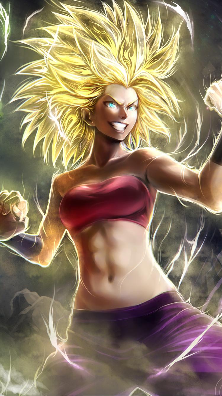 Caulifla Kale Dragon Ball Super Girls iPhone iPhone 6S