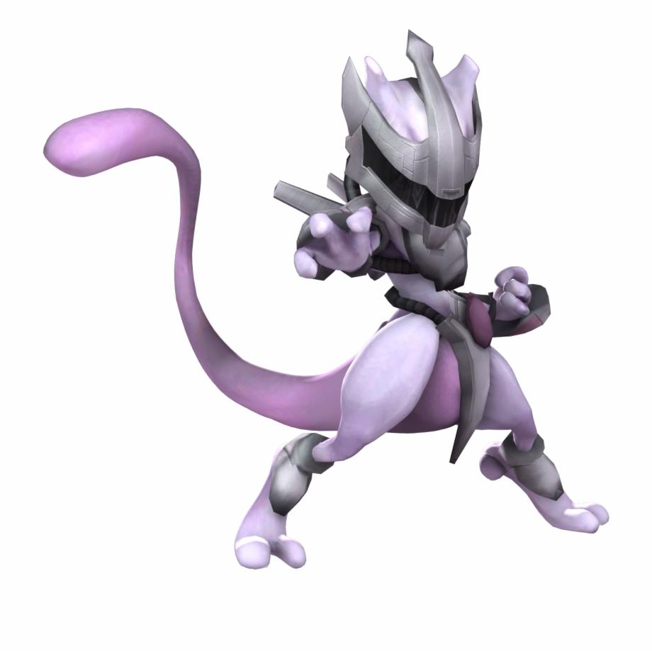 Here's The Costume On A Render Mewtwo Png Free PNG Image